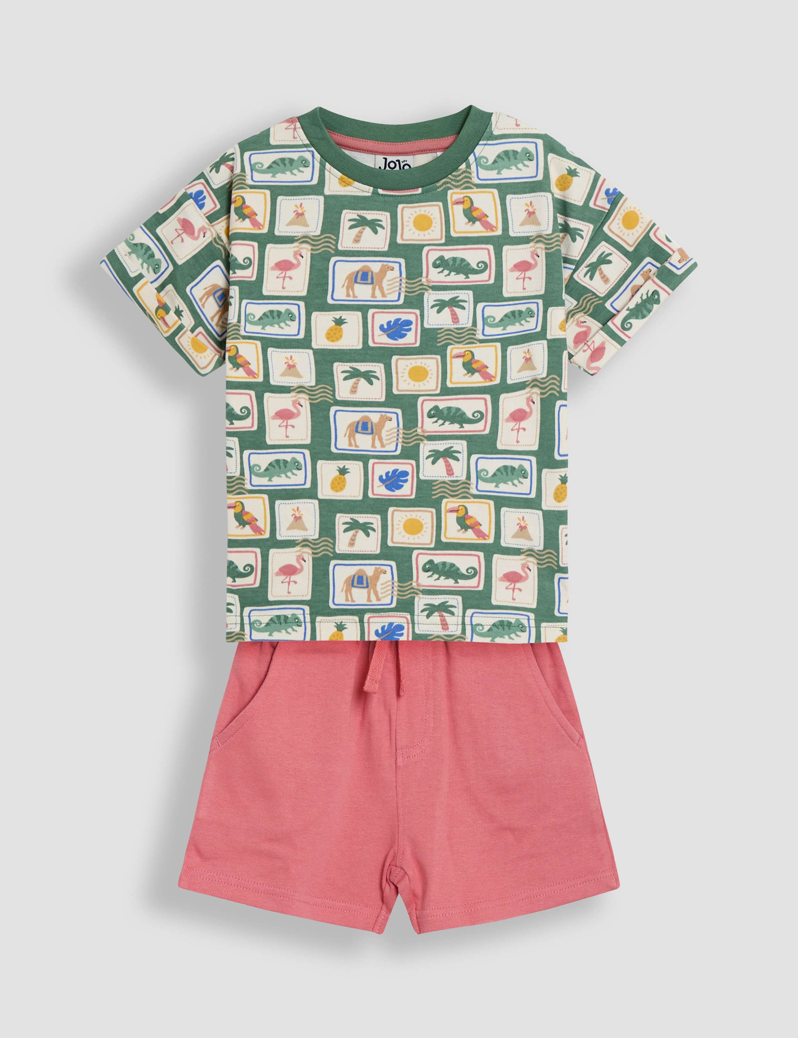 2pc Pure Cotton T-Shirt & Shorts Outfit (3 Mths - 5 Yrs)