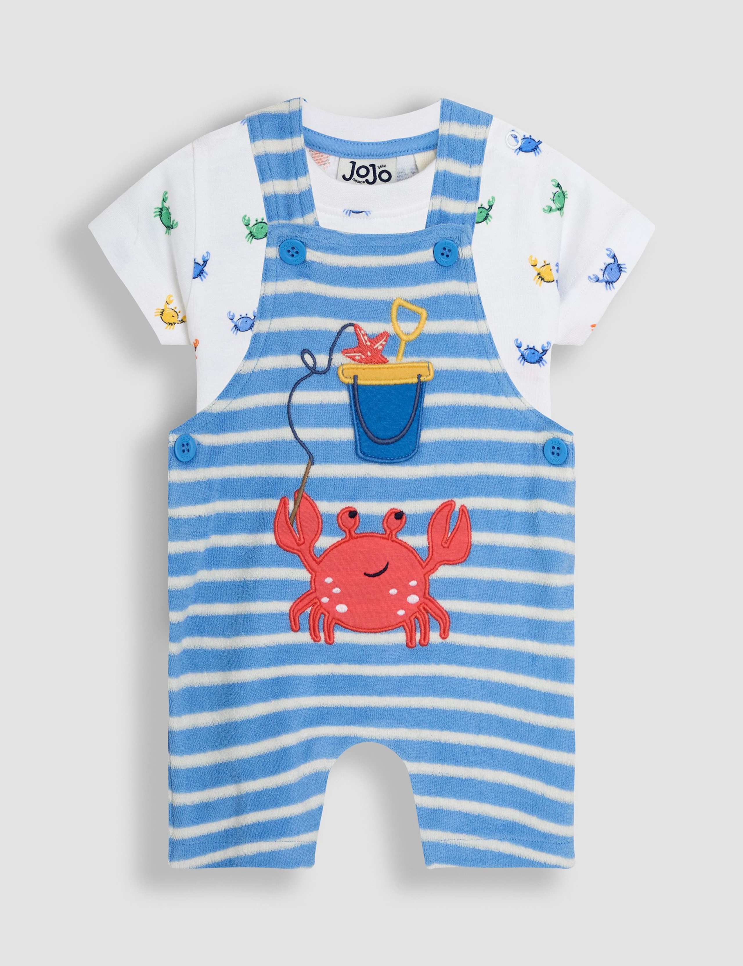 2pc Pure Cotton Crab Outfit (3-24 Mths)