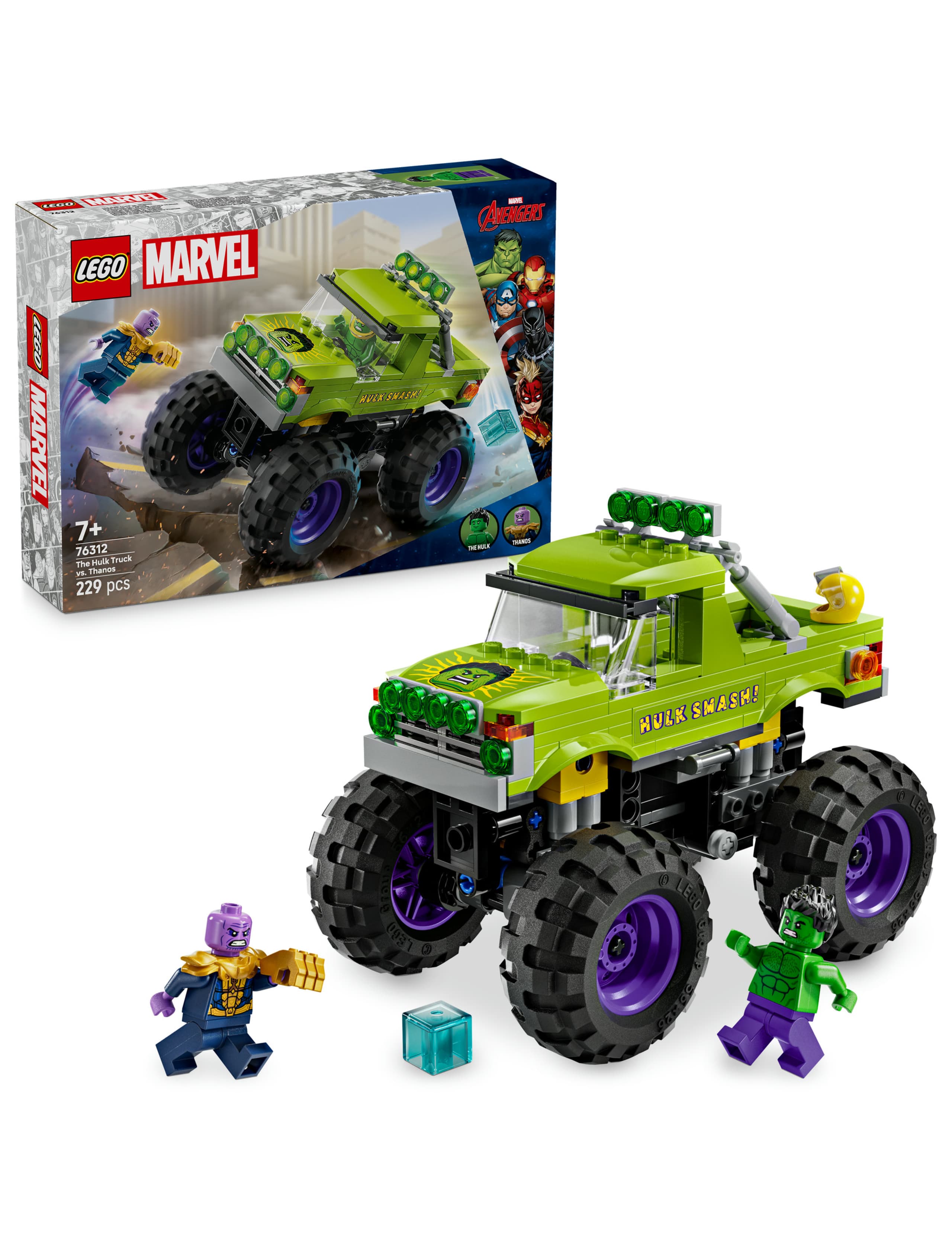LEGO® Marvel The Hulk Truck vs. Thanos Set 76312 (7+ Yrs)
