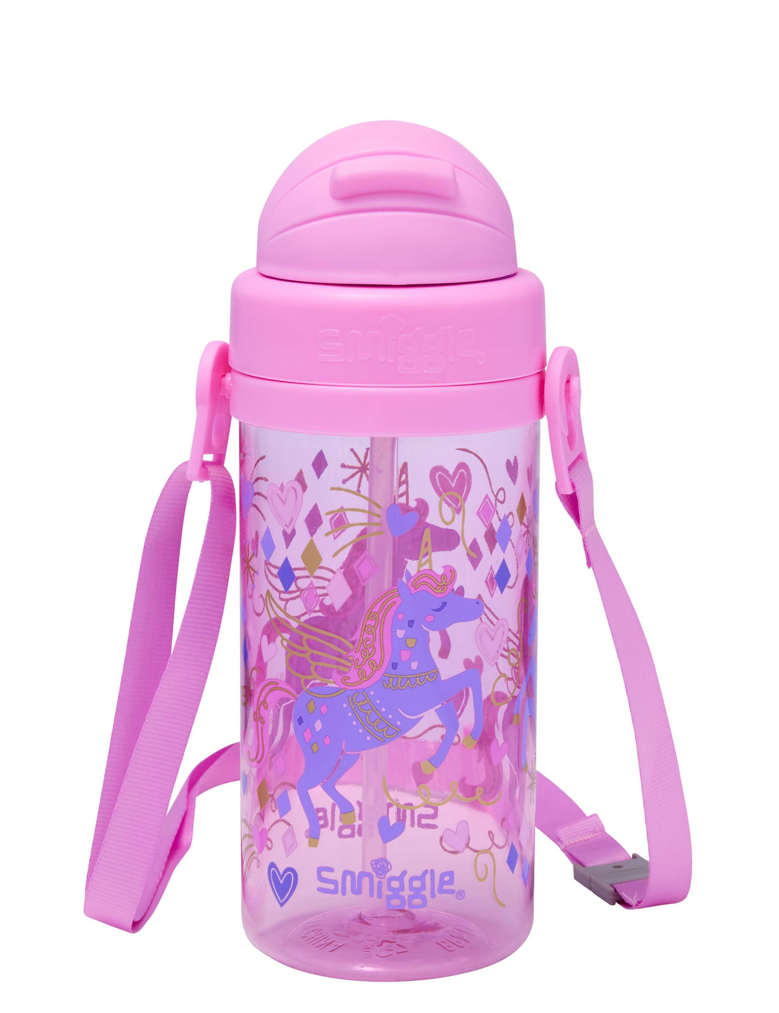 Kids' Unicorn Strap Water Bottle (3+ Yrs)