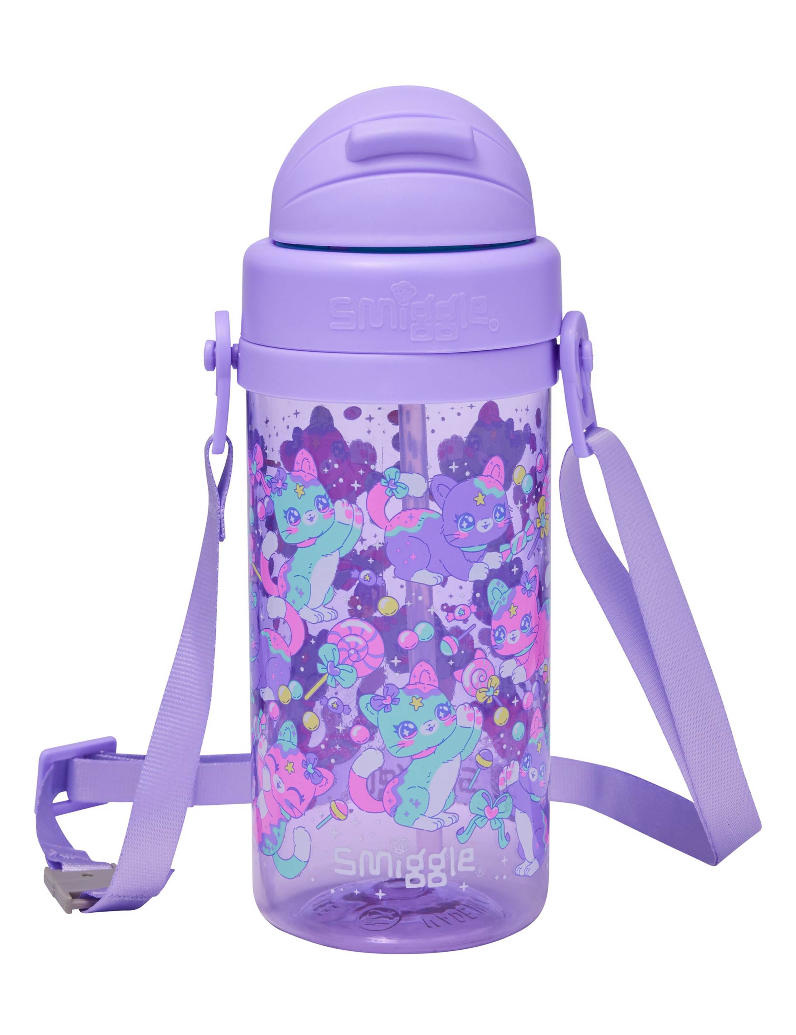 Kids' Cat Strap Water Bottle (3+ Yrs)