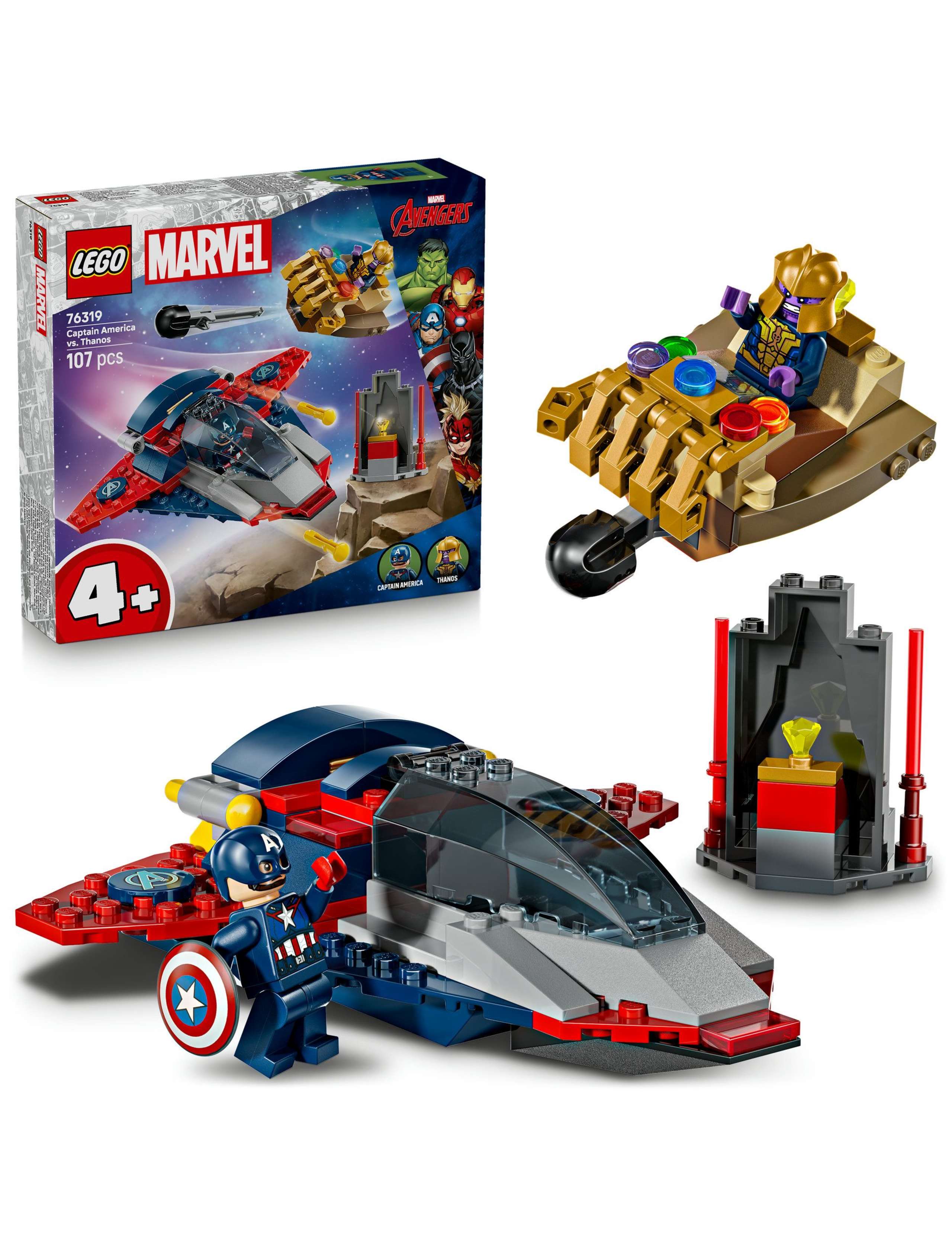 LEGO ǀ Marvel Captain America vs. Thanos Set 76319(4+ Yrs)