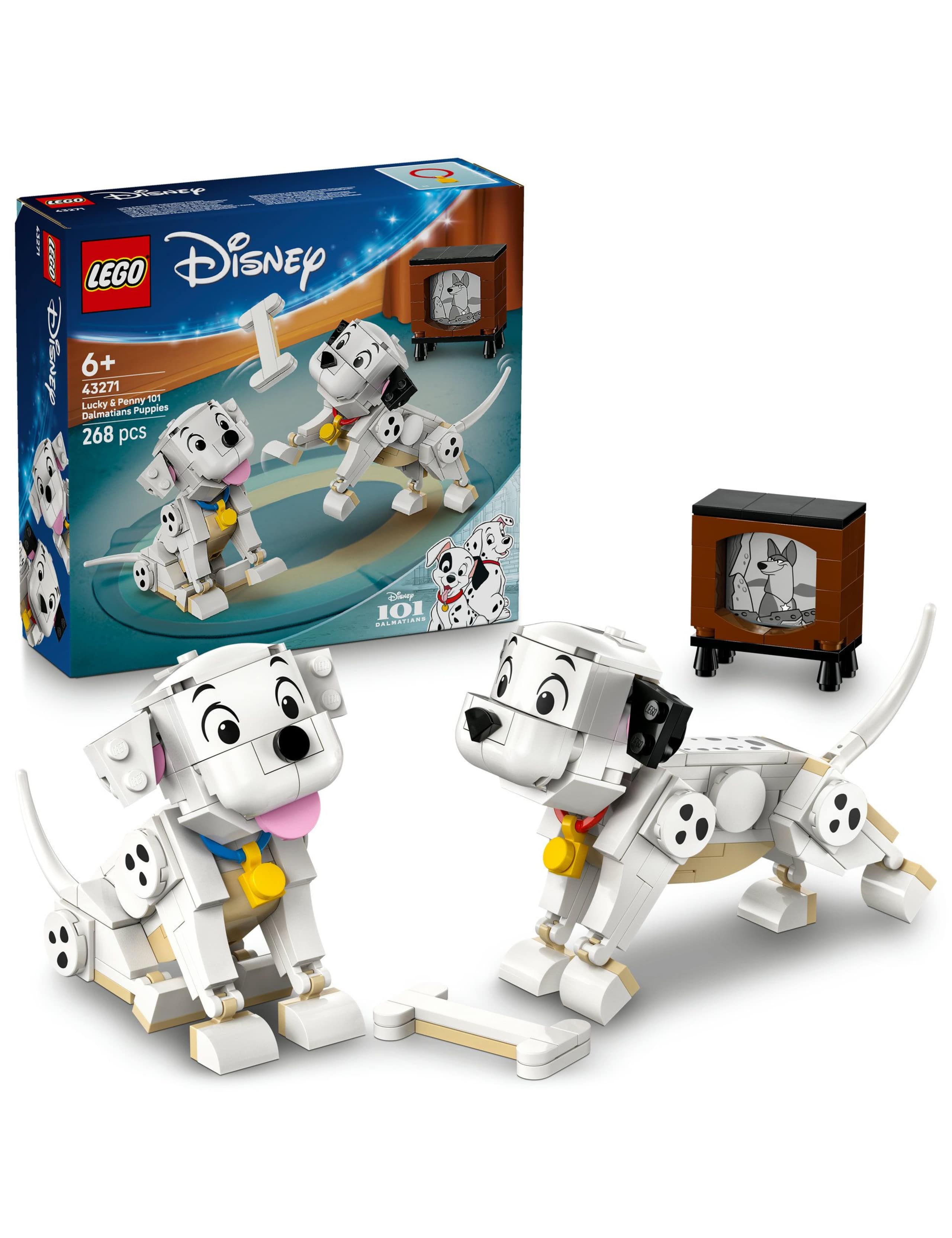 LEGO ǀ Disney Lucky & Penny 101 Dalmatians Puppies 43271(6+ Yrs)