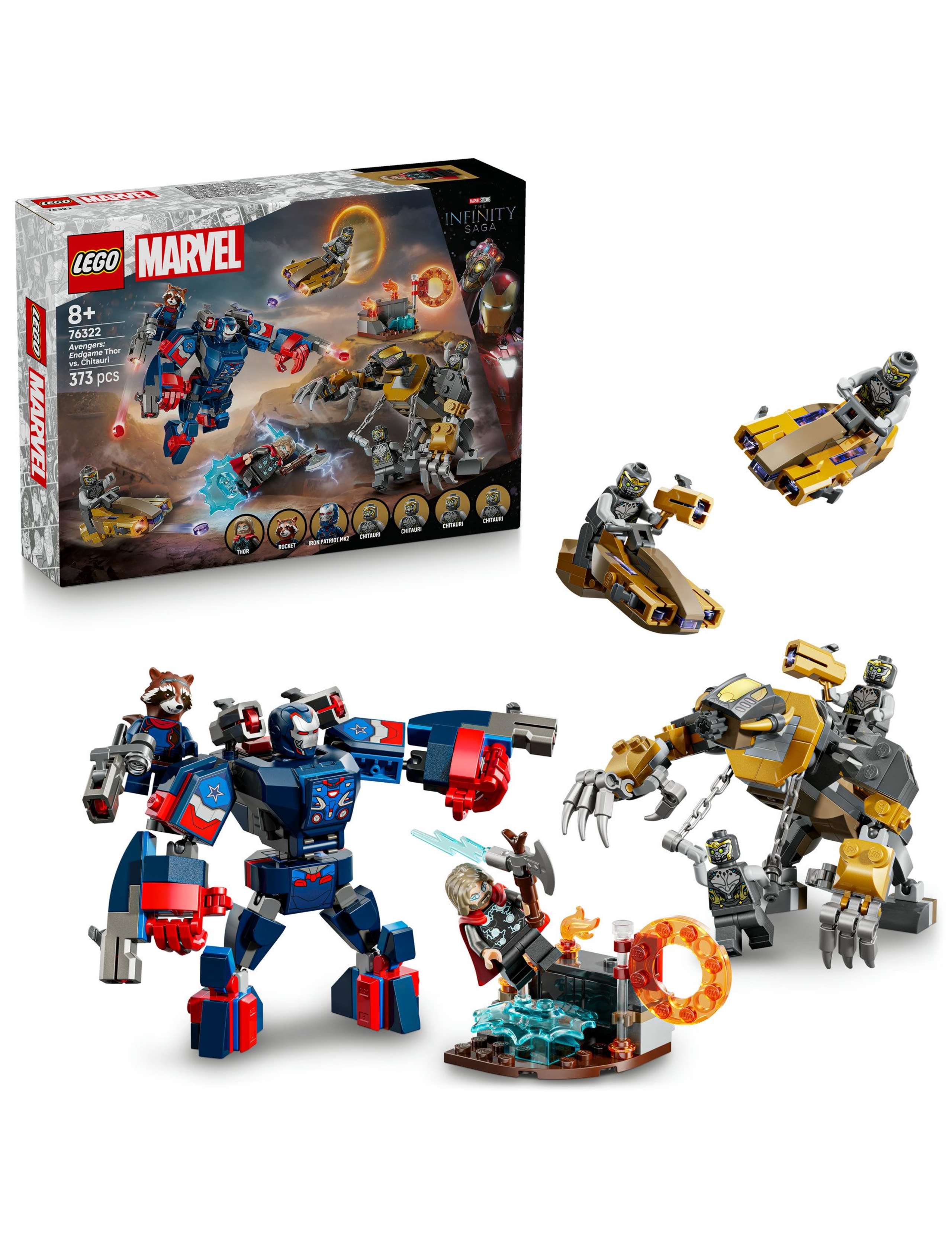 LEGO Marvel Avengers  Endgame Thor vs. Chitauri 76322(8+ Yrs)
