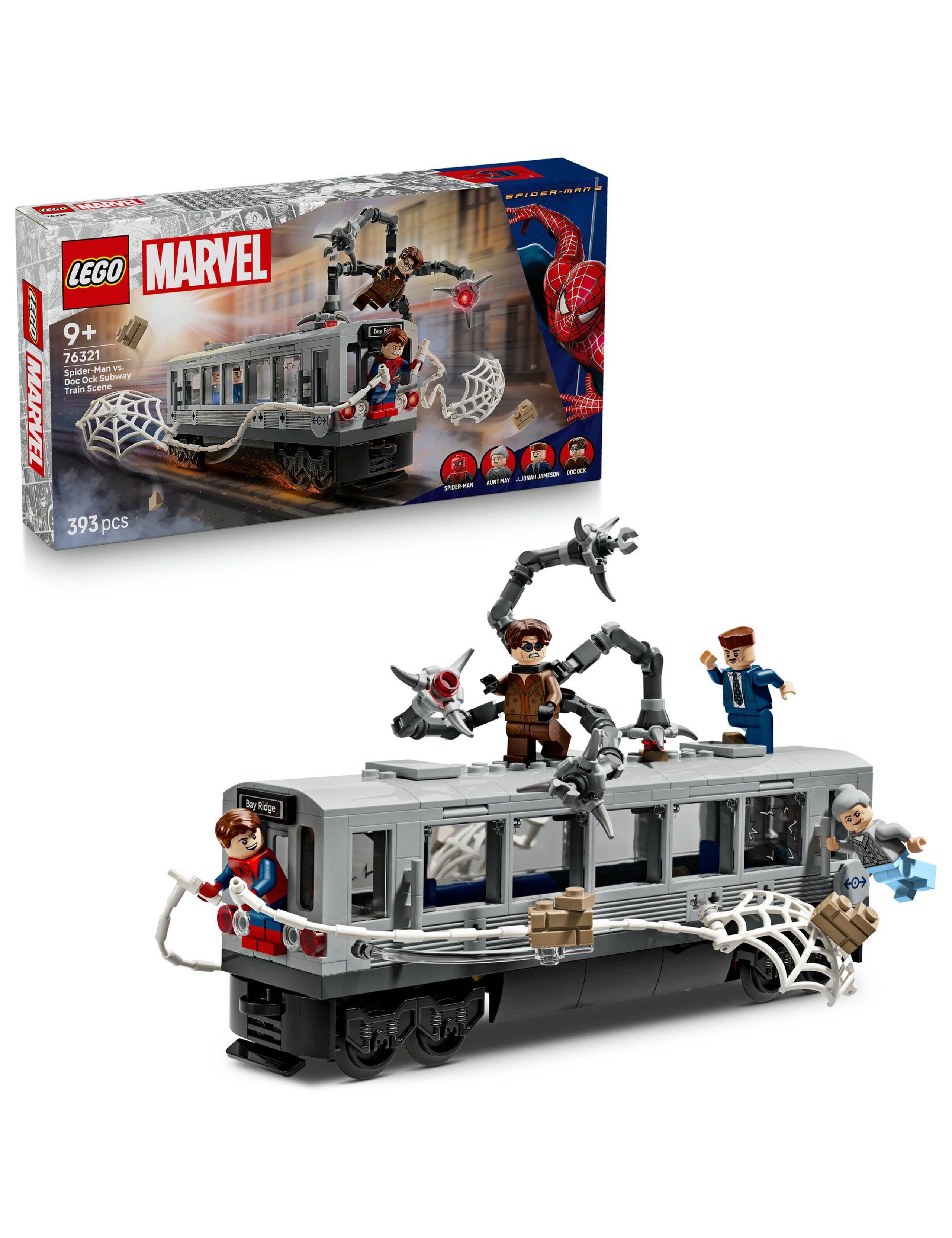 LEGO Marvel Spider-Man vs. Doc Ock Subway Train Scene 76321(9+ Yrs)
