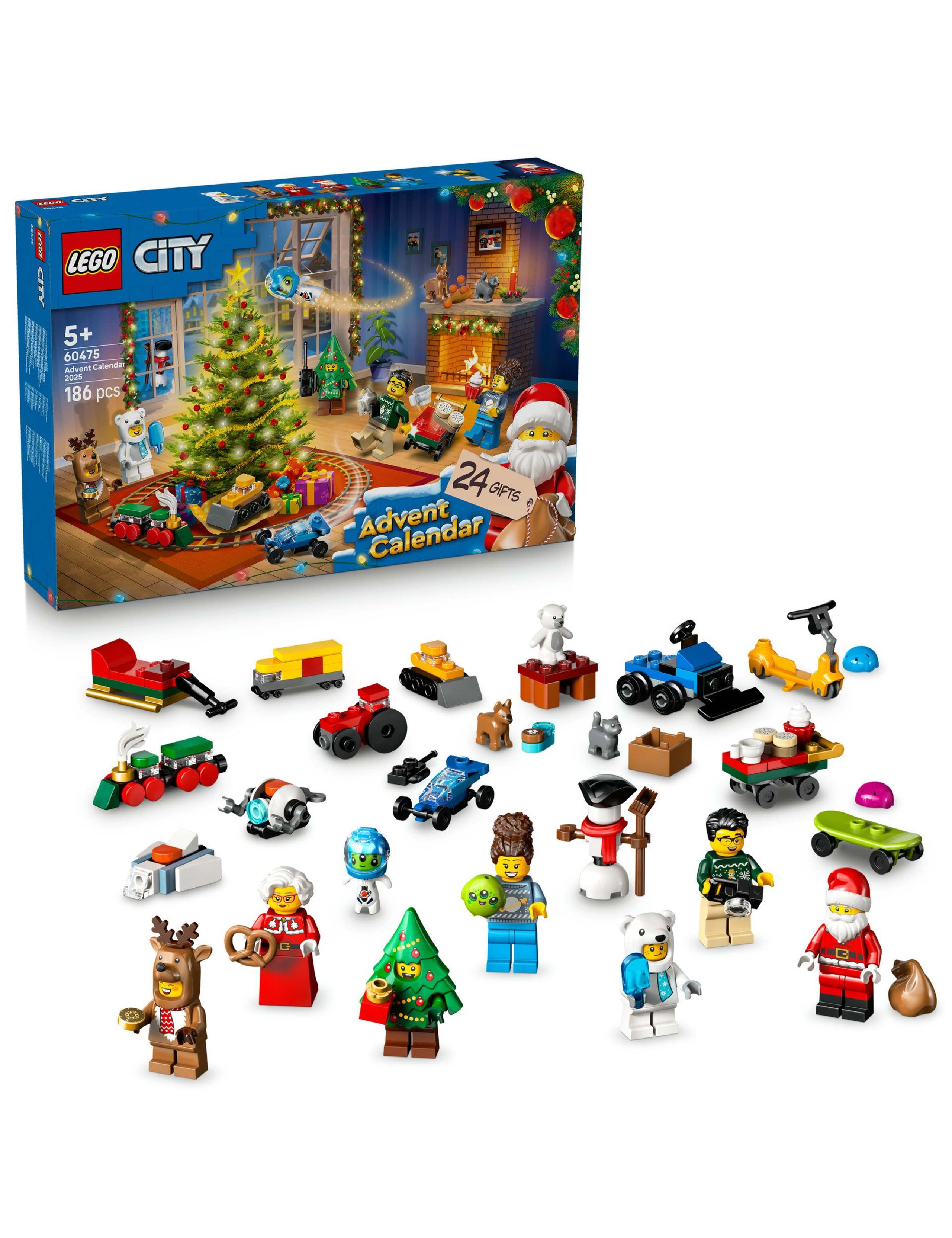 LEGO City Advent Calendar 2025 Toy for Kids 60475(5+ Yrs)