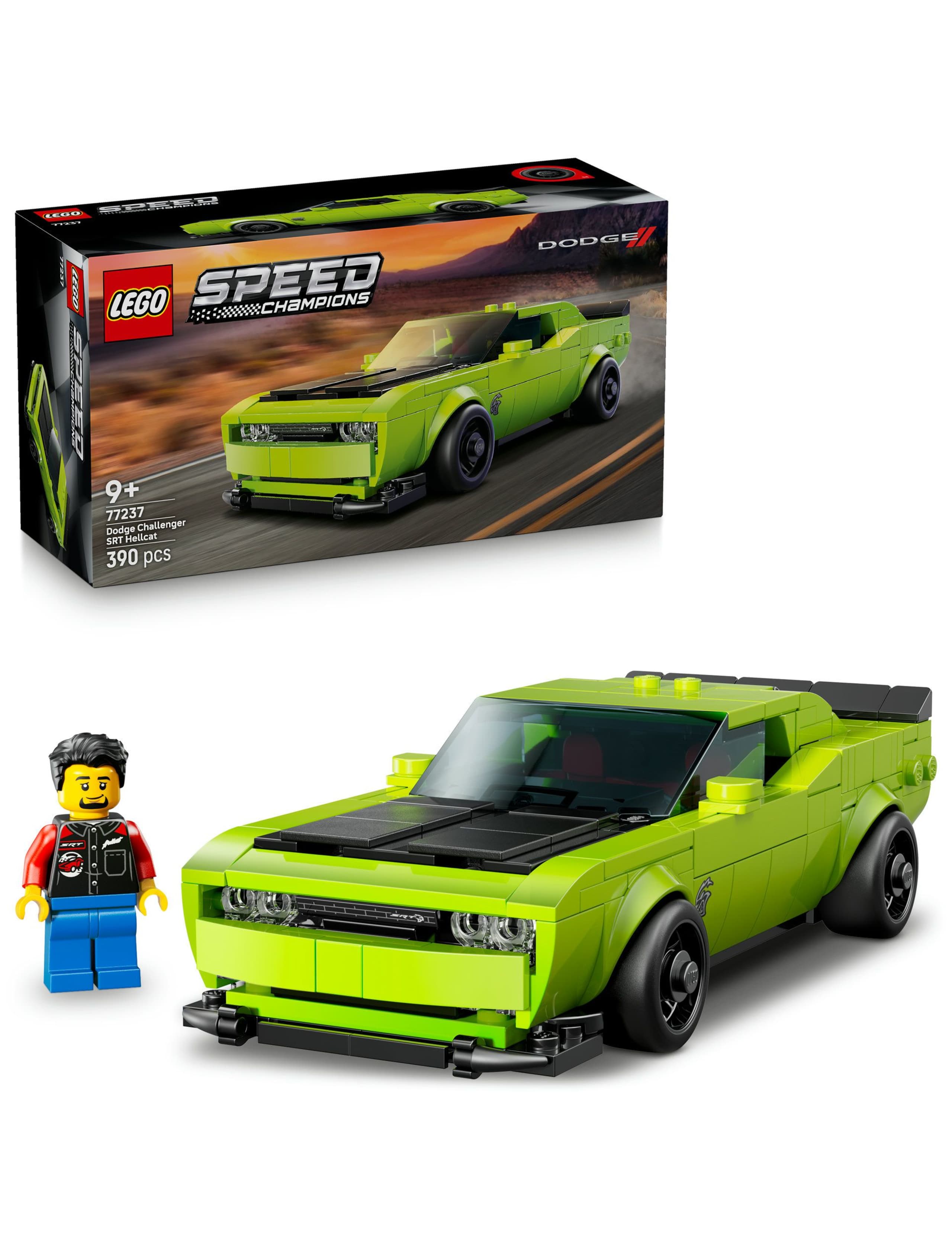 LEGO Speed Champions Dodge Challenger SRT Hellcat Sports Car 77237(9+ Yrs)