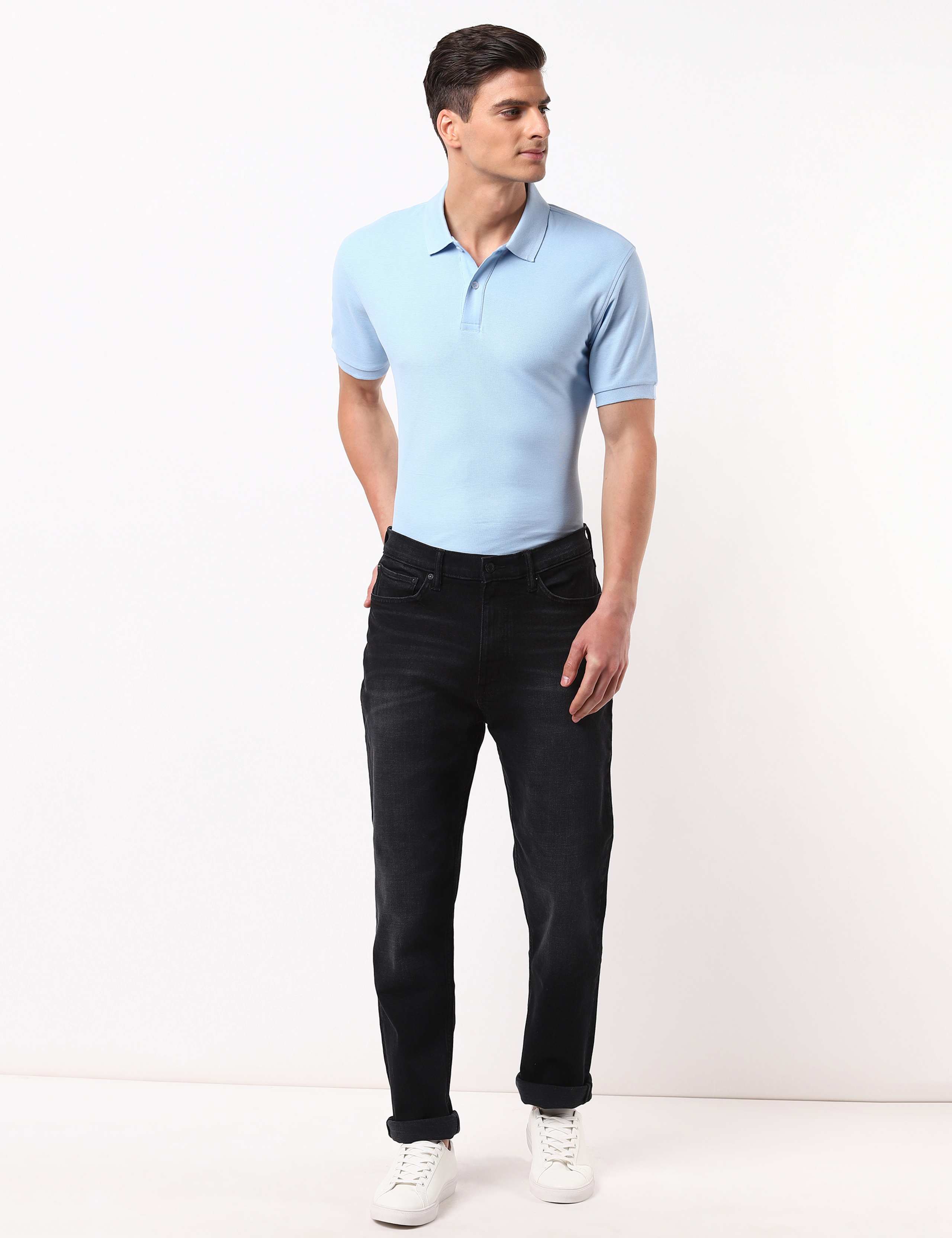 Straight Vintage Wash Jean