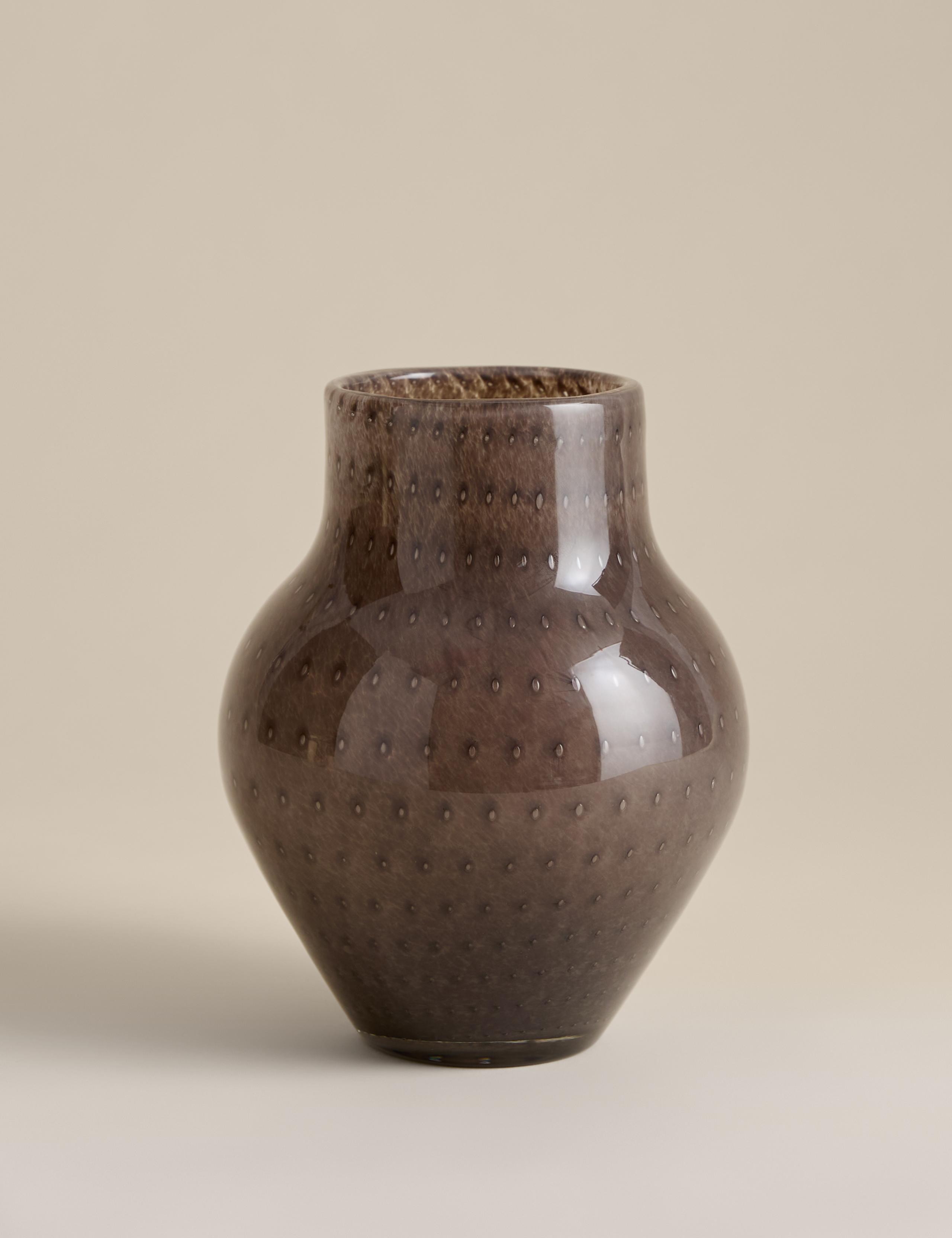 Bubble Decorative Glass Vase