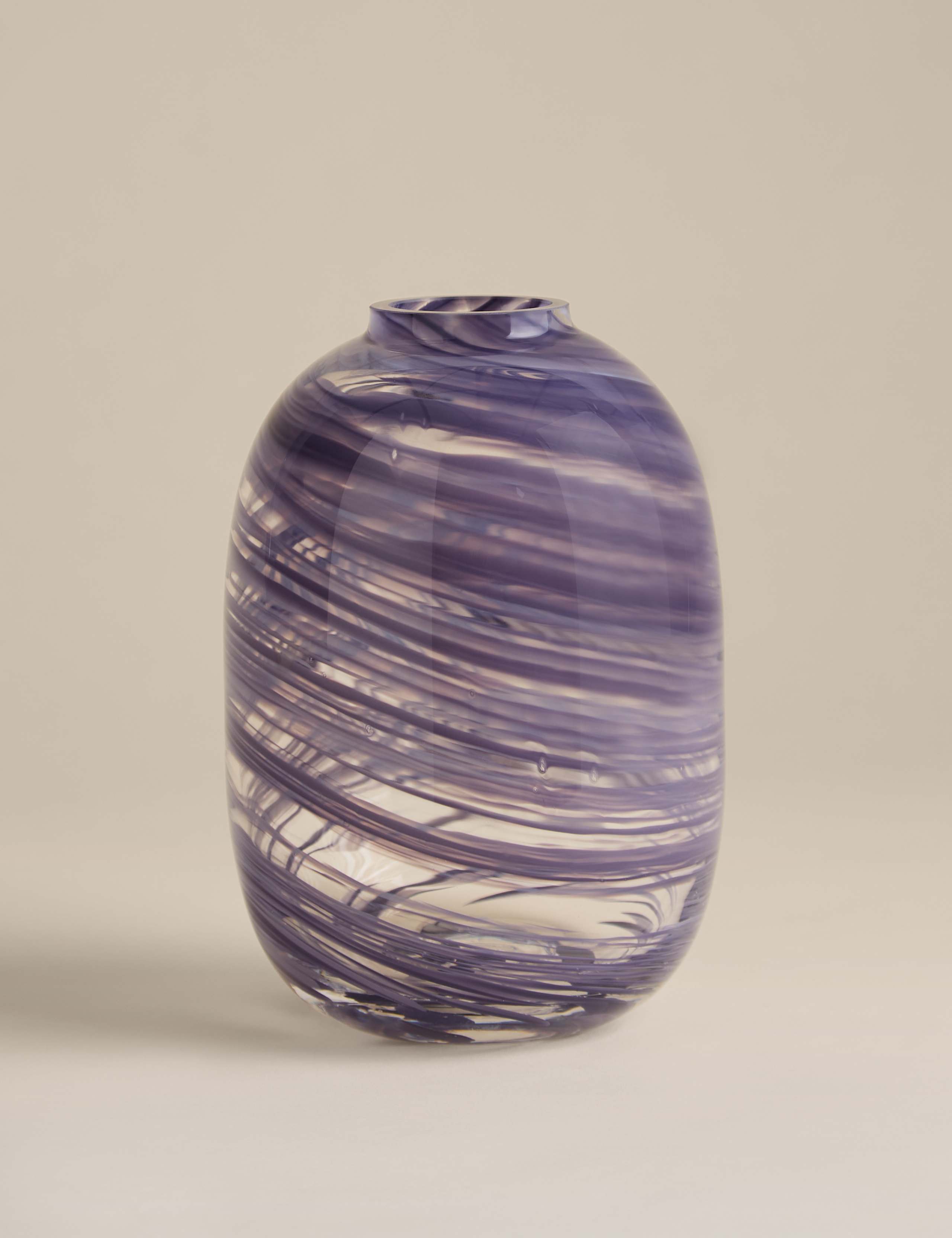 Medium Swirl Glass Vase