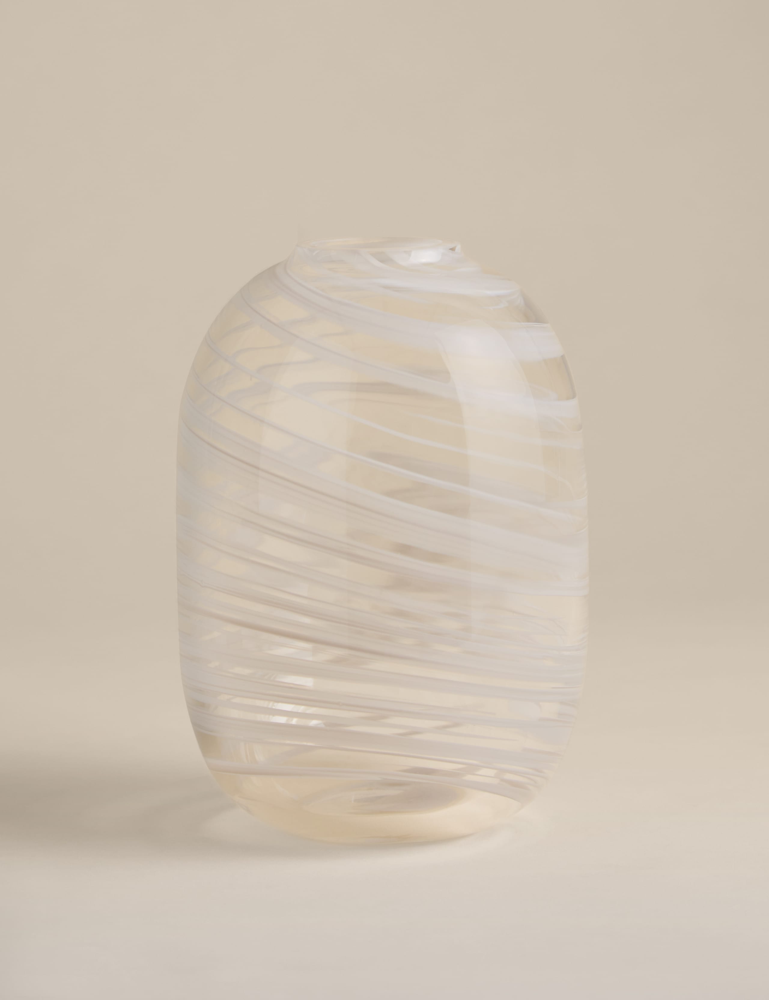 Medium Swirl Glass Vase