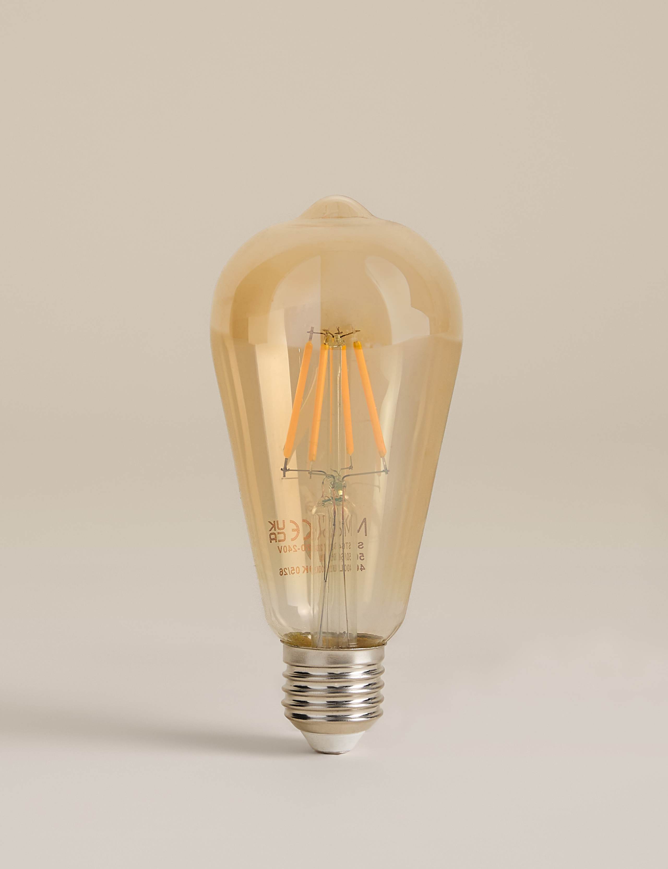 Glass Squirrel LED Large Light Bulb