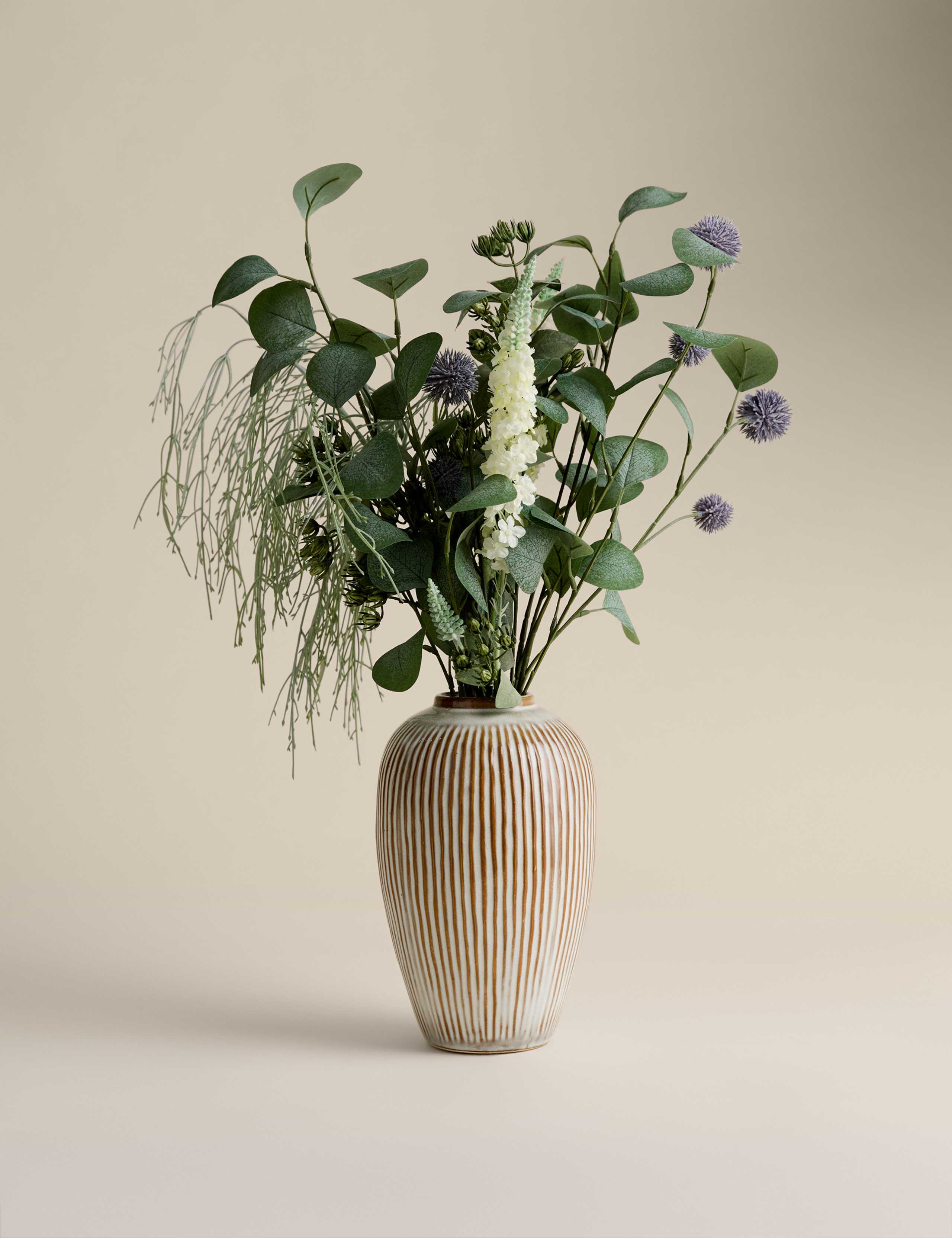 Artificial Flower Arrangement with Vase