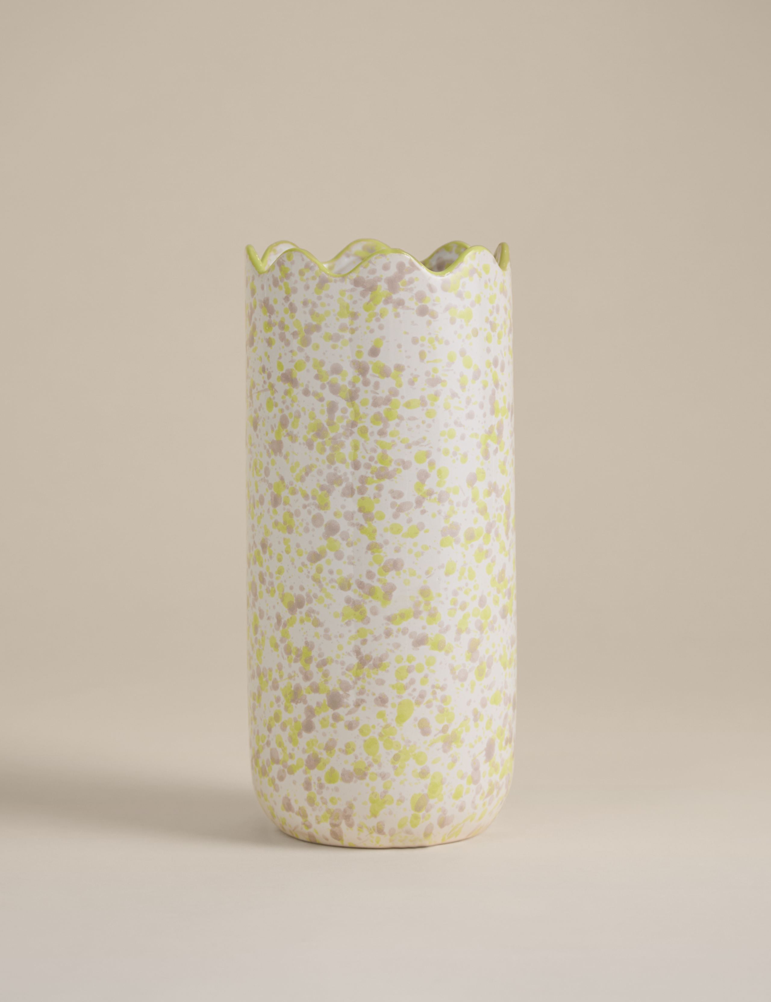 Medium Splatter Ceramic Vase