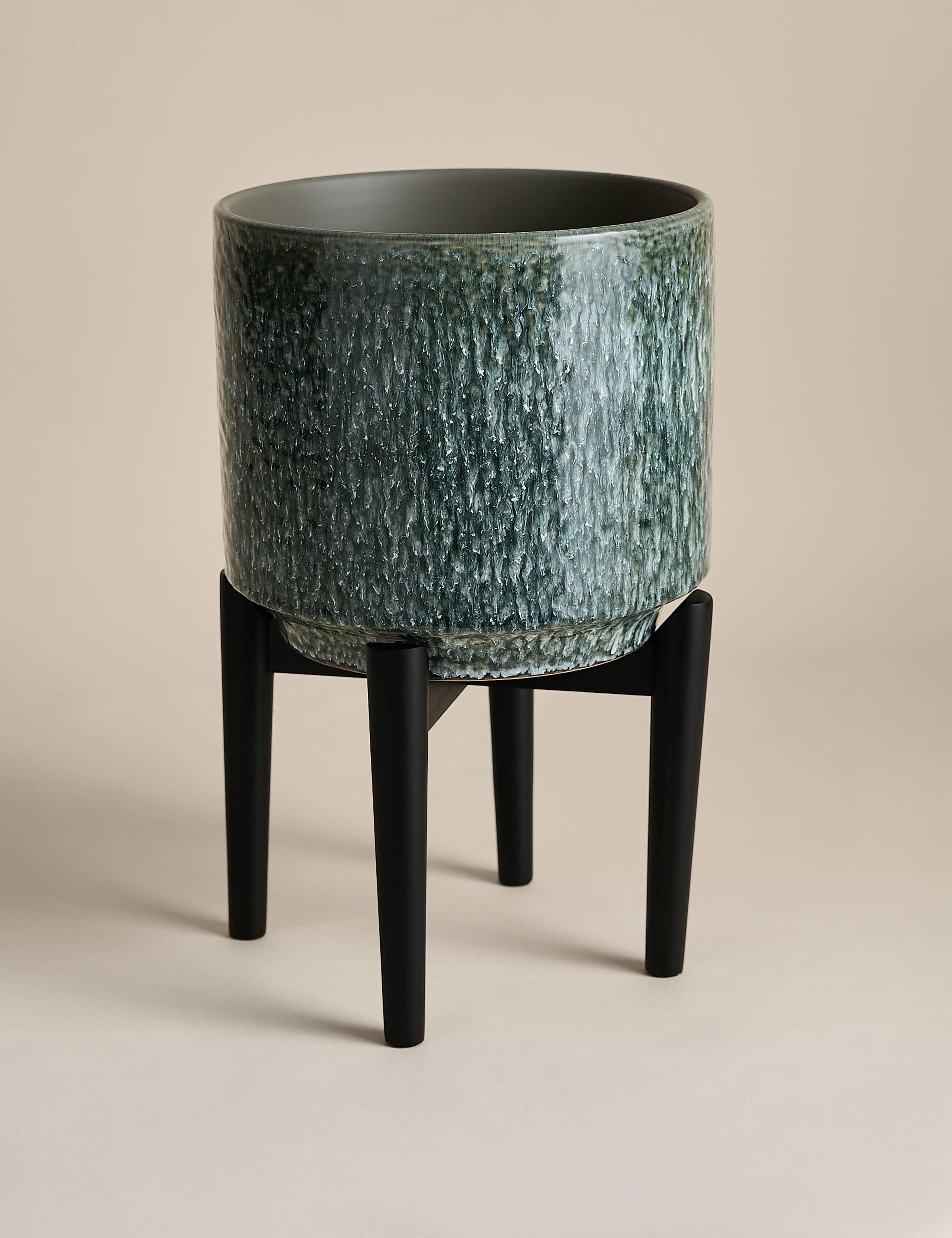 Large Reactive Glaze Ceramic Planter