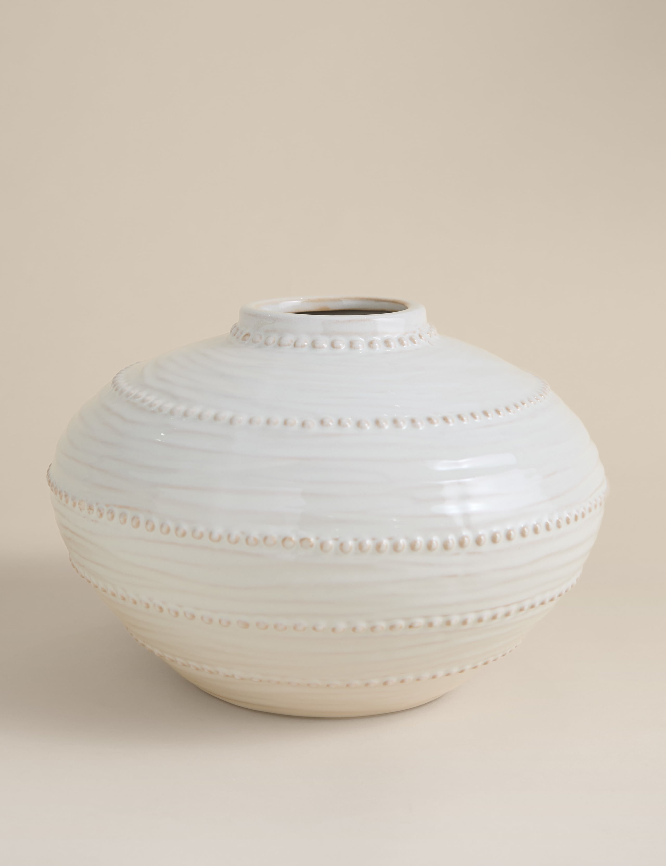 Squat Bobble Ceramic Vase