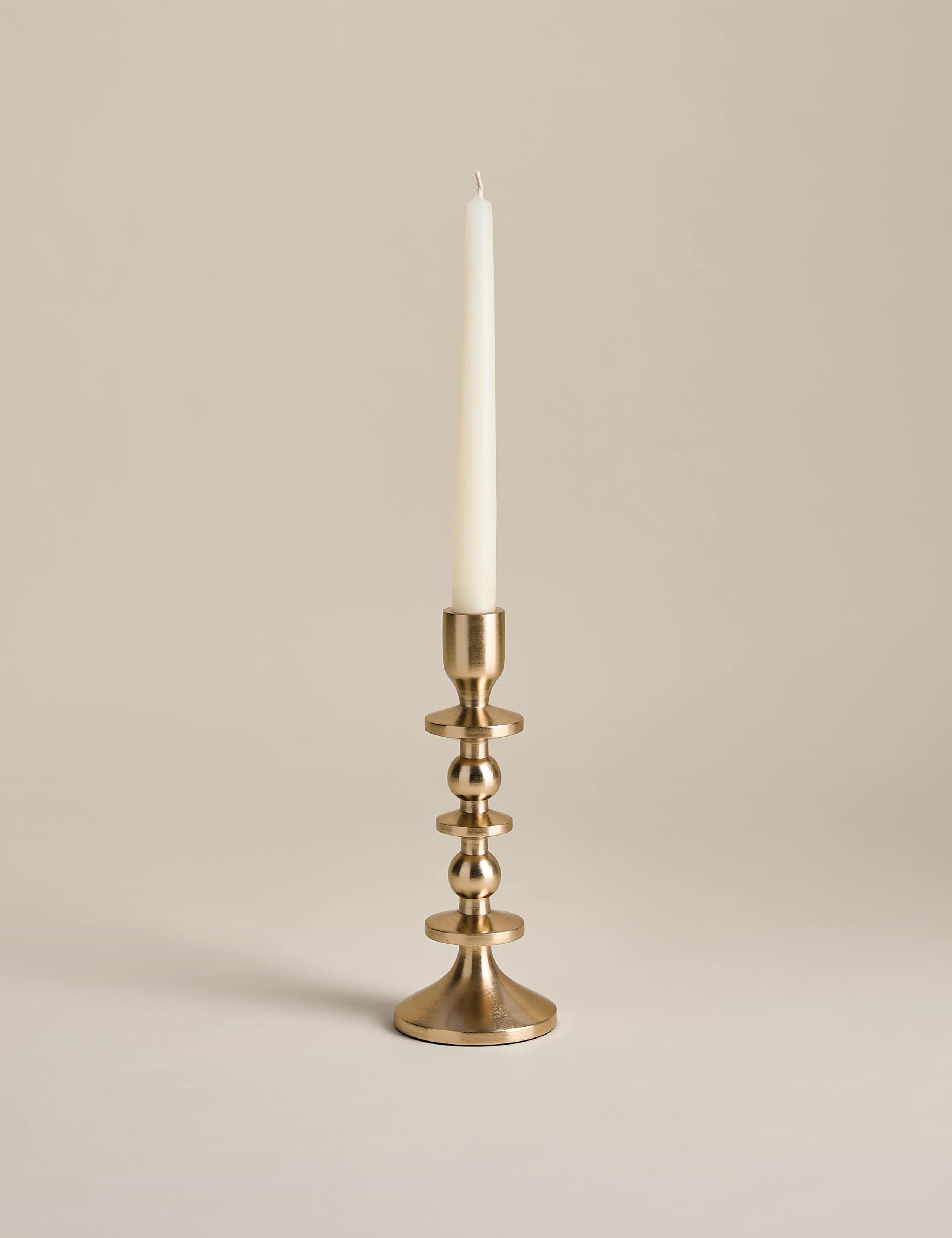 Bobble Metal Dinner Candle Holder