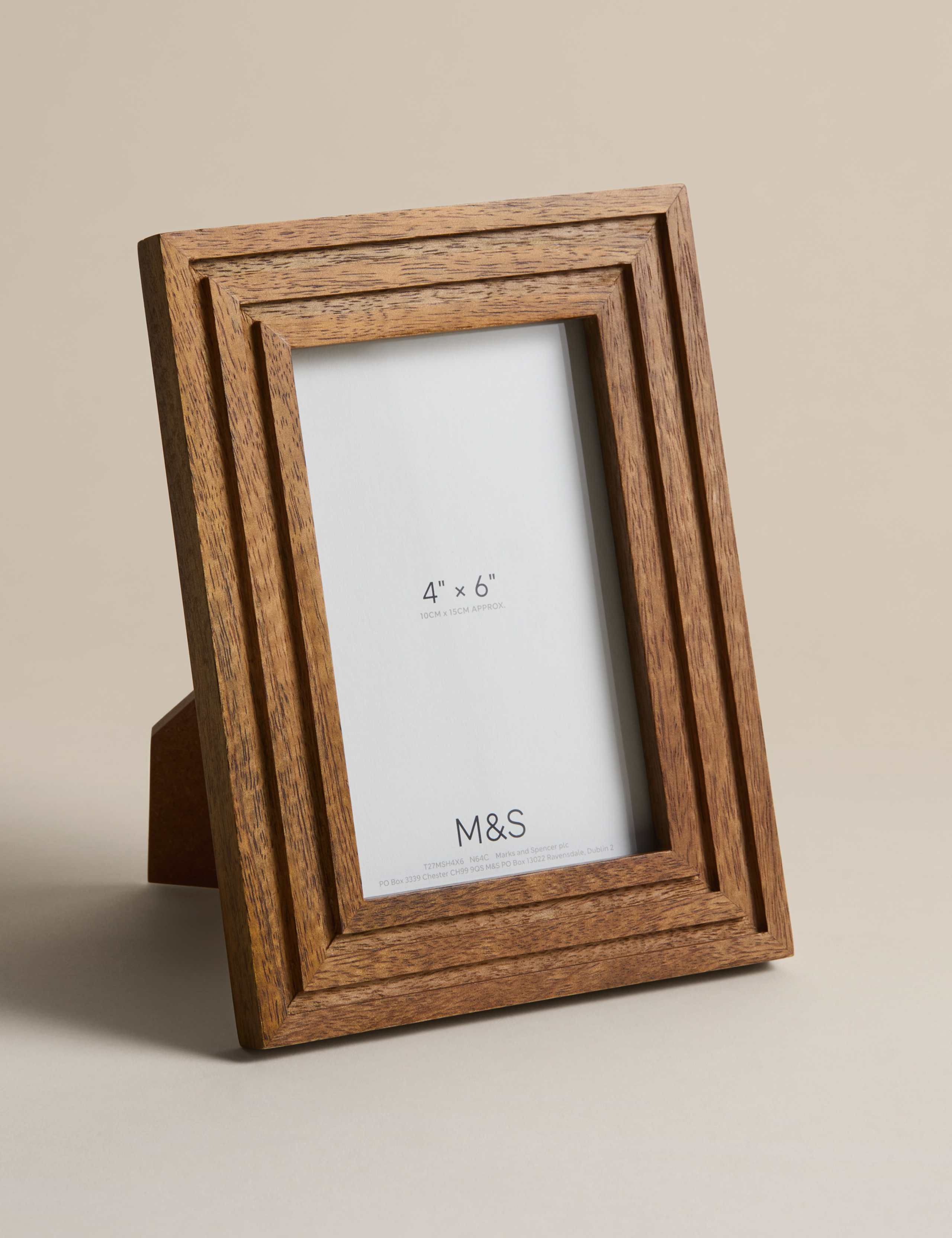 Wood Line Photo Frame 4x6 inch