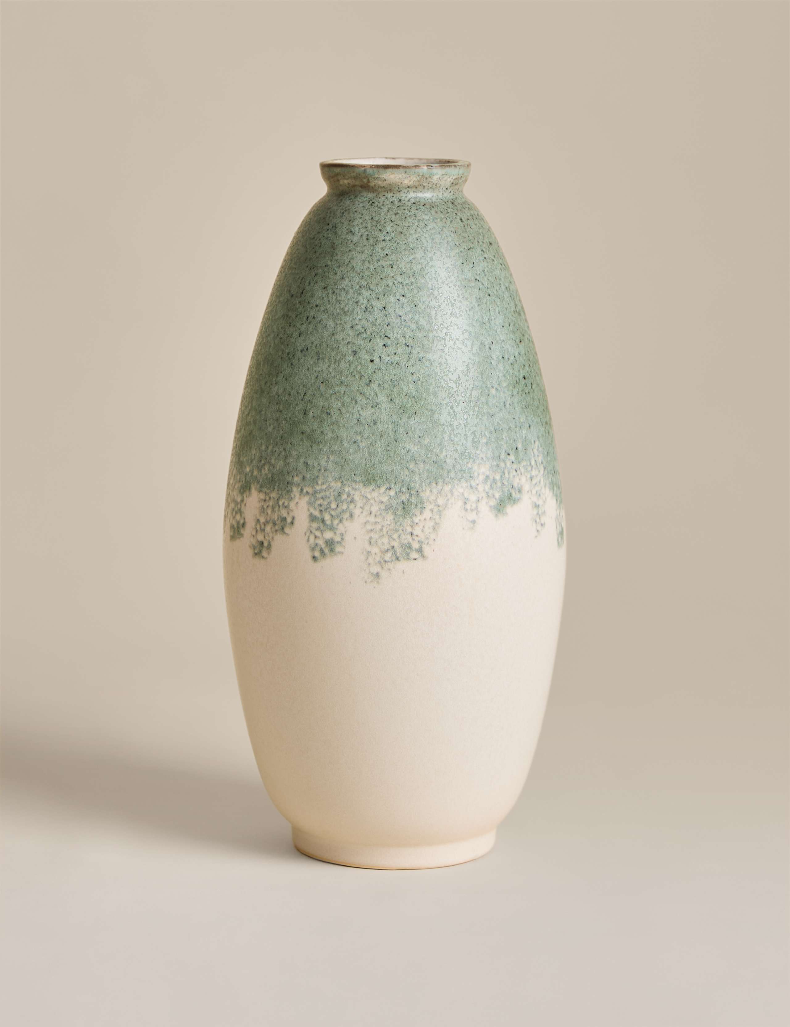 Tall Rounded Ceramic Vase