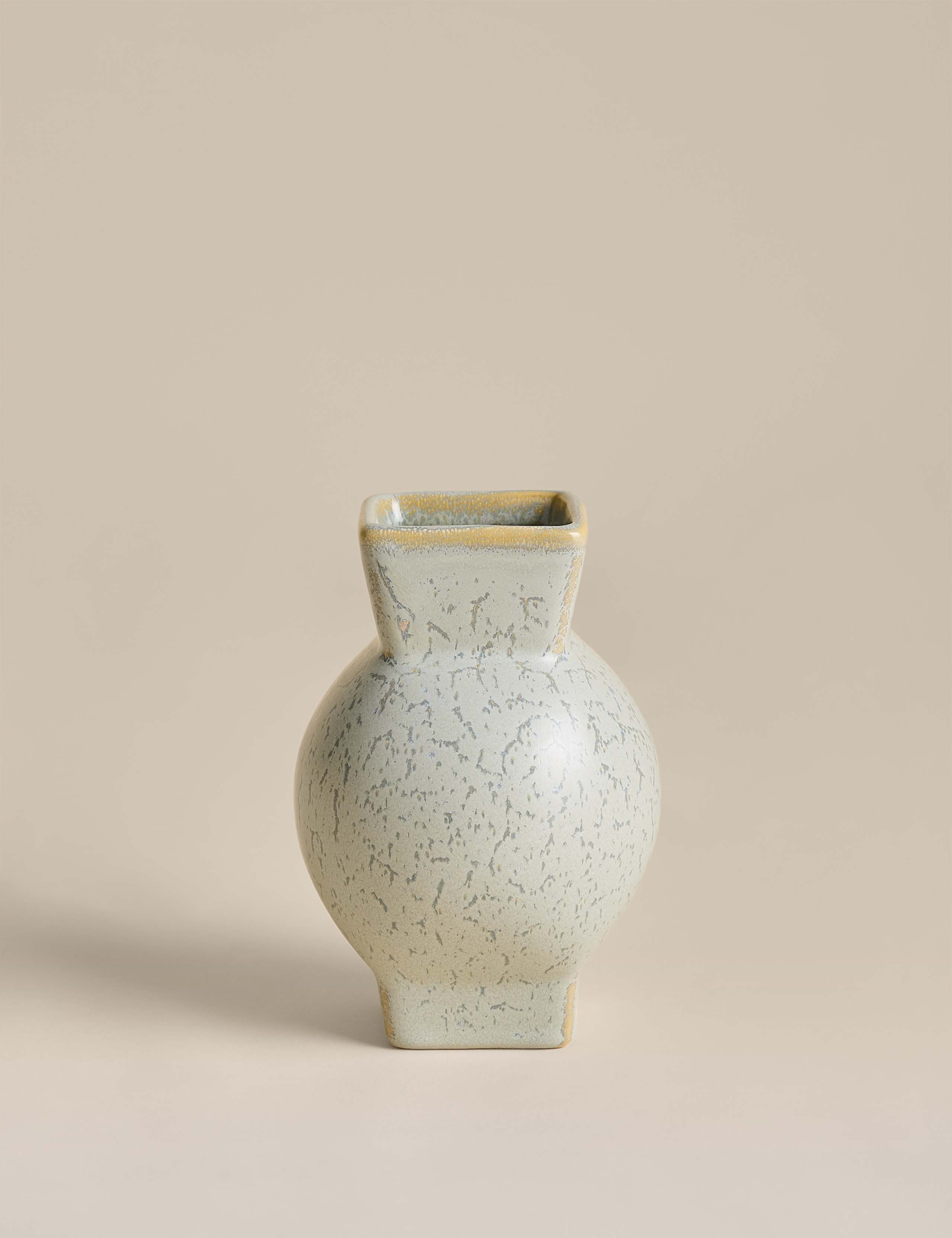 Small Round Flare Ceramic Vase