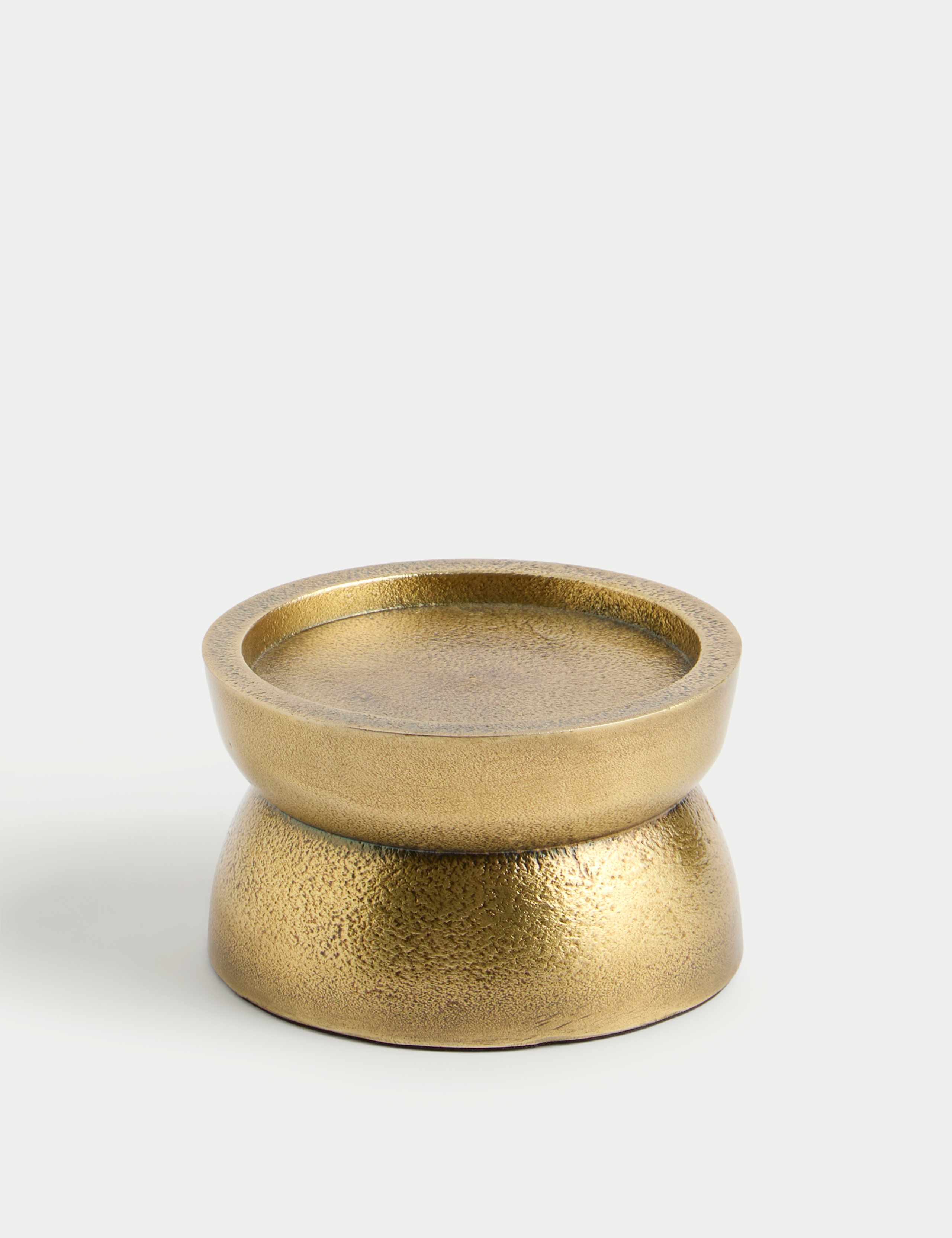 Metal Pillar Candle Holder
