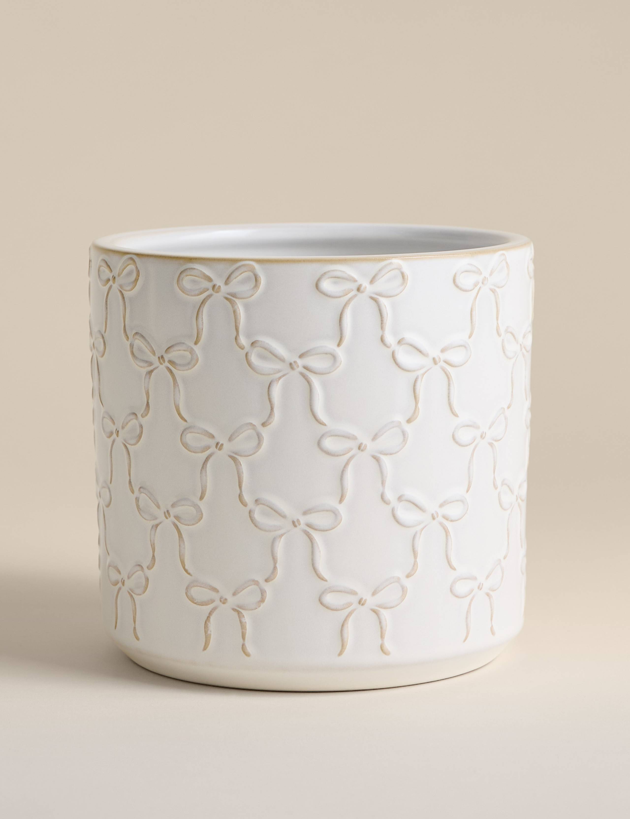 Bow Ceramic Planter