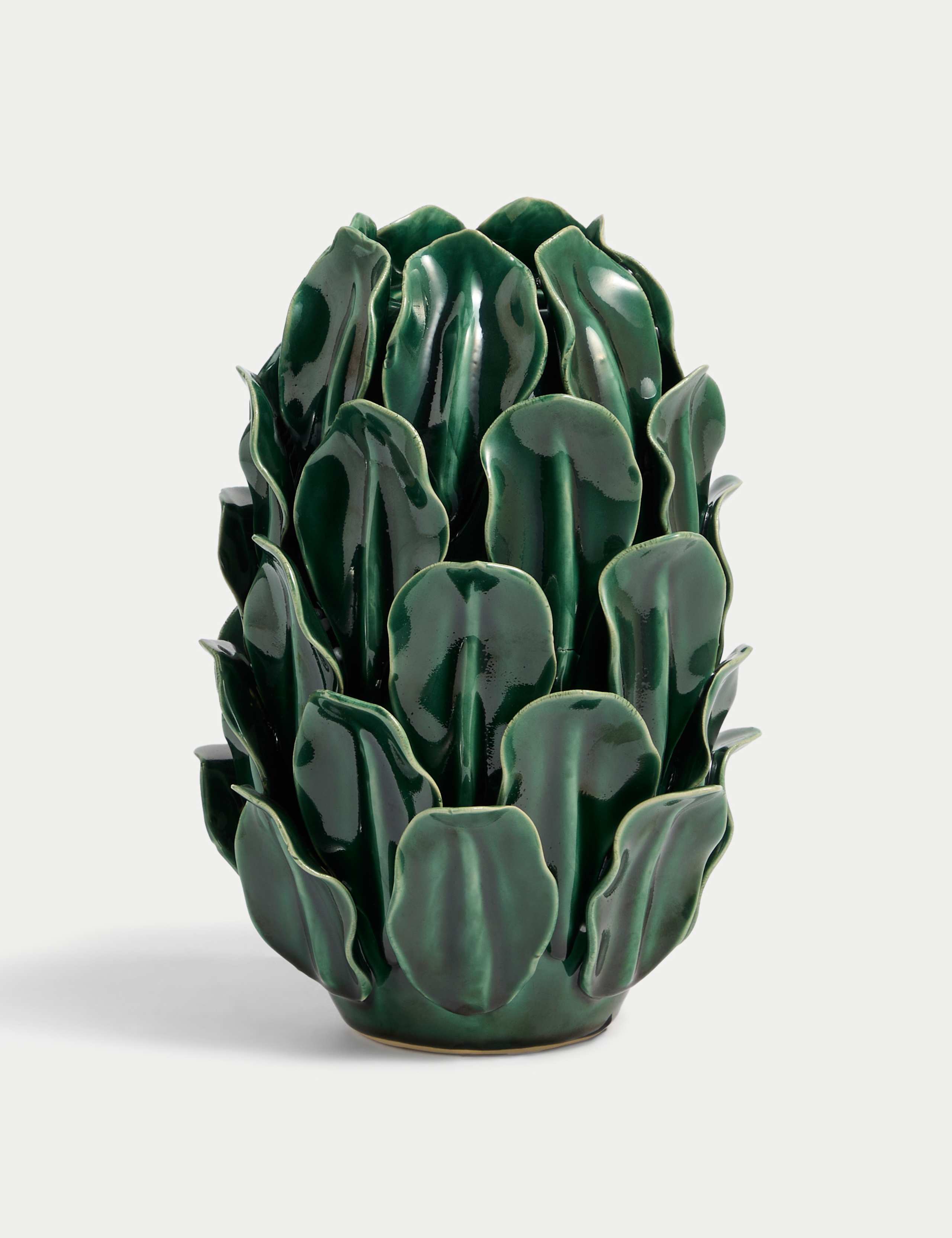 Large Petal Ceramic Vase