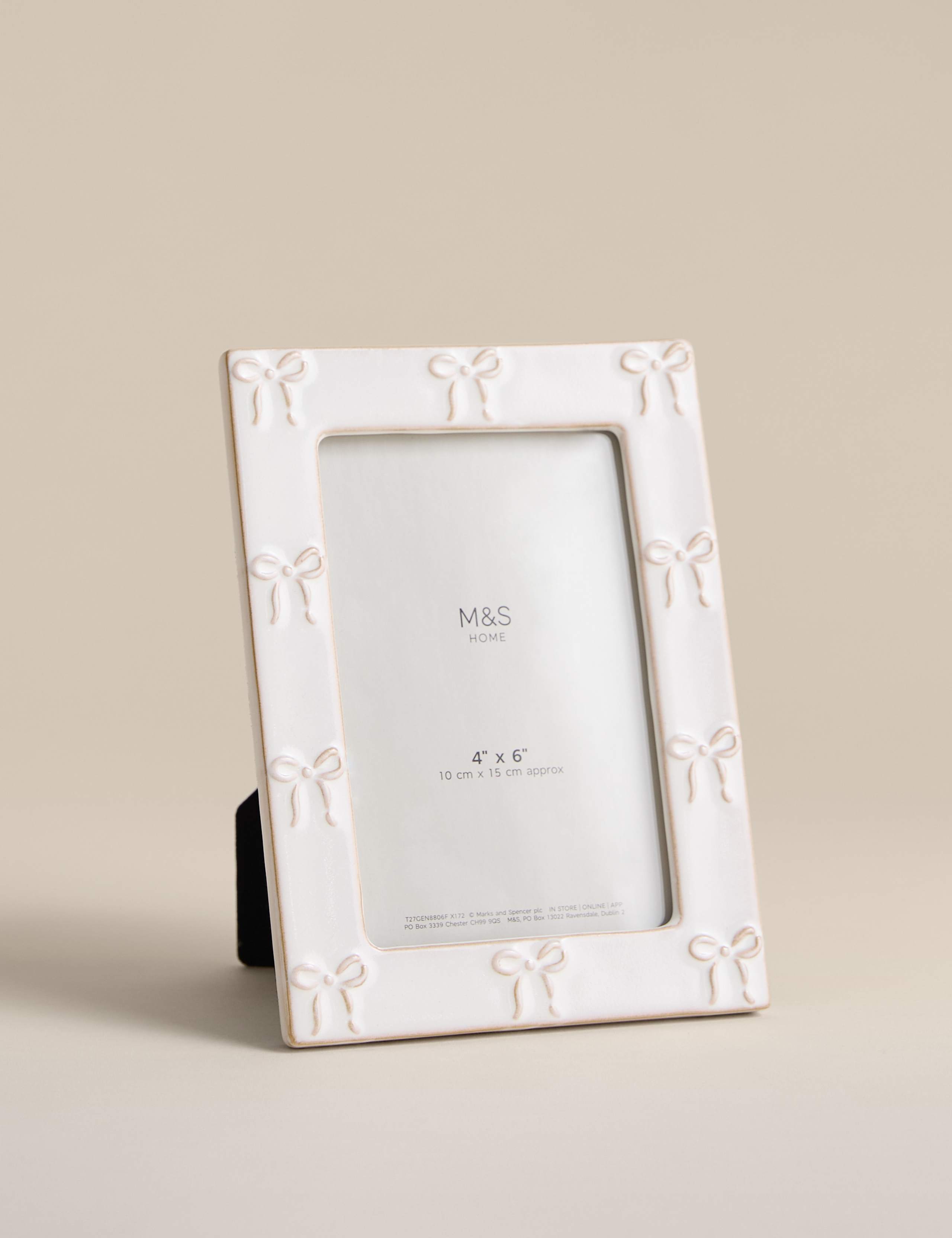 4X6 BOW CERAMIC FRAME