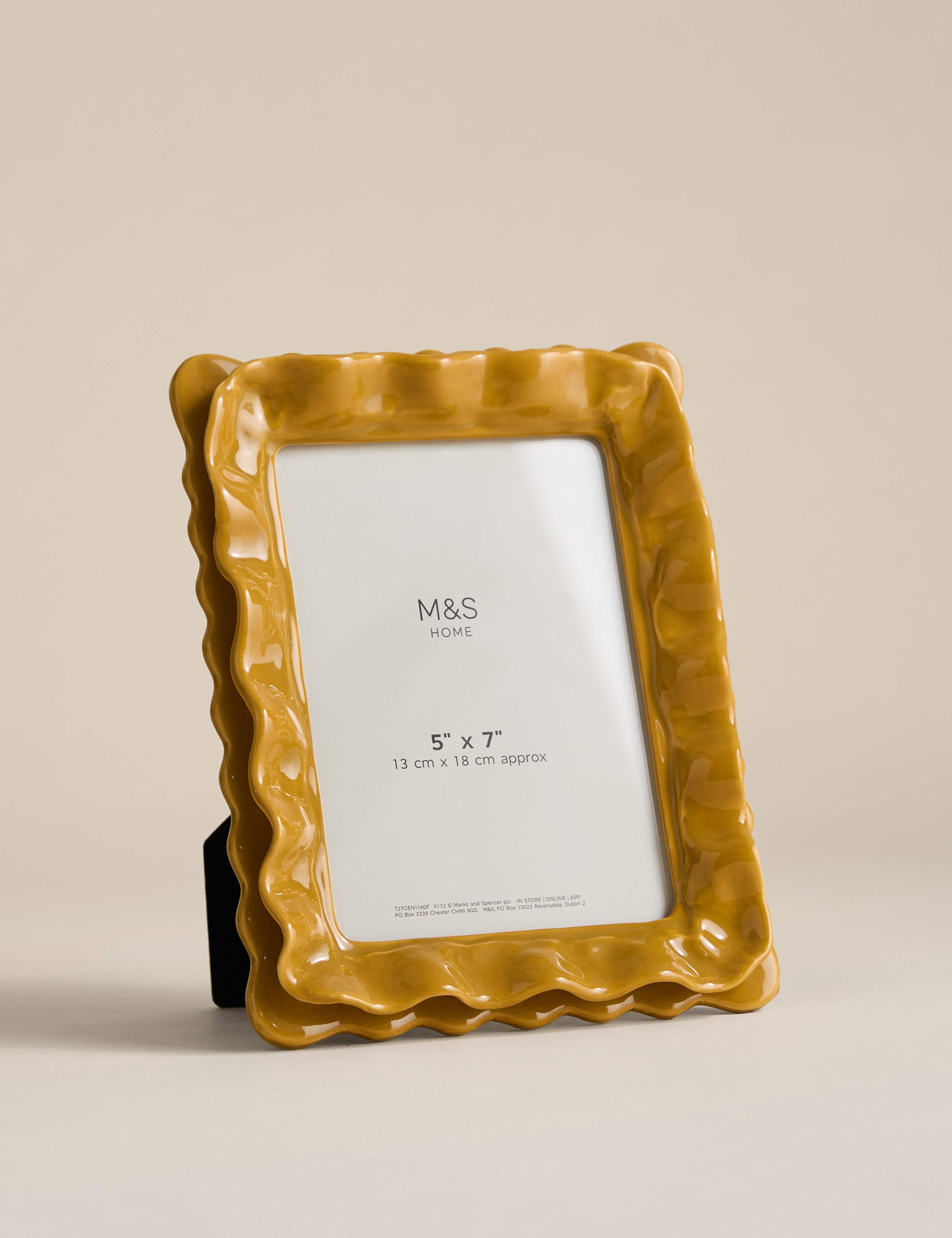 5X7 ORGANIC FRILL FRAME