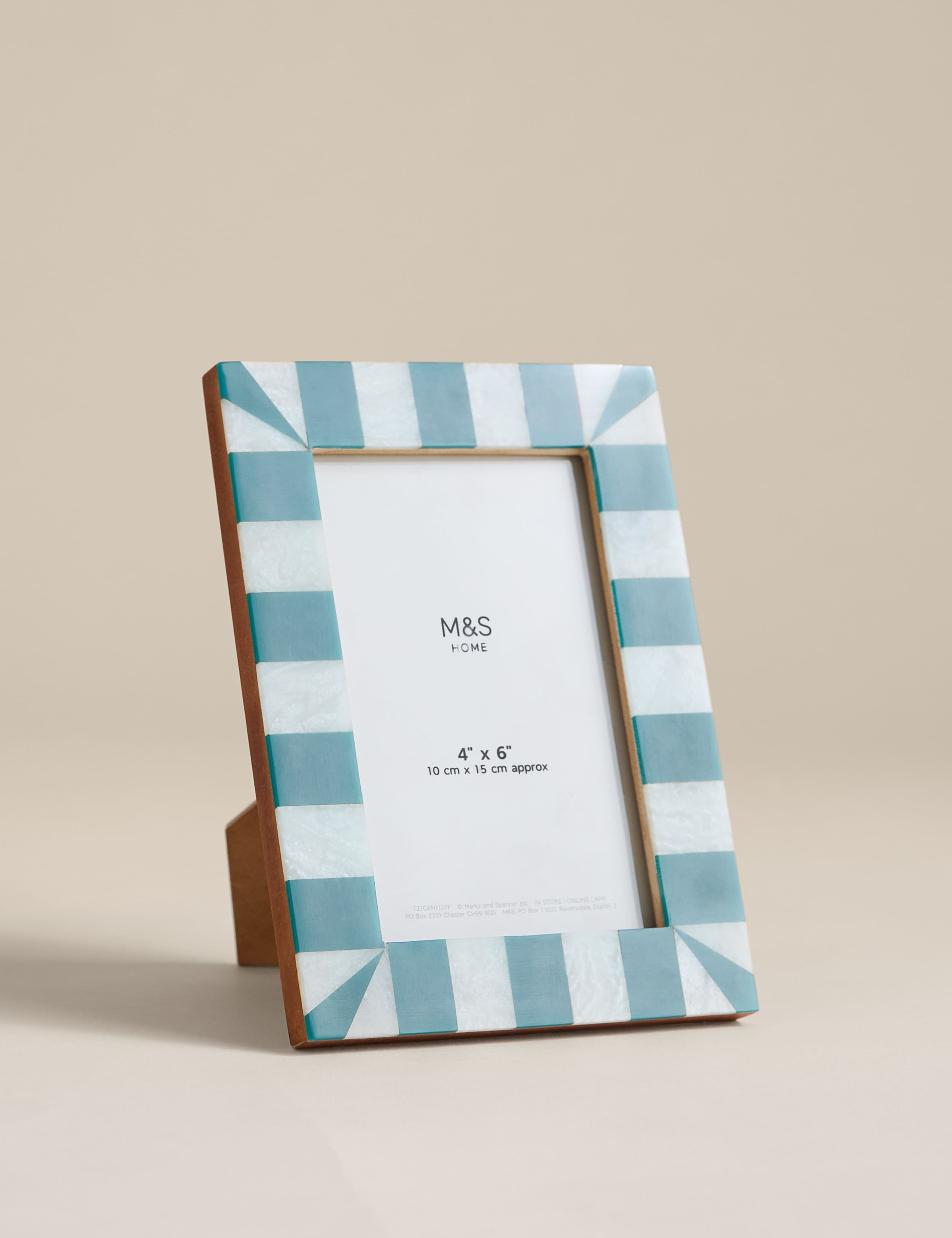 Checked Photo Frame 4x6 inch