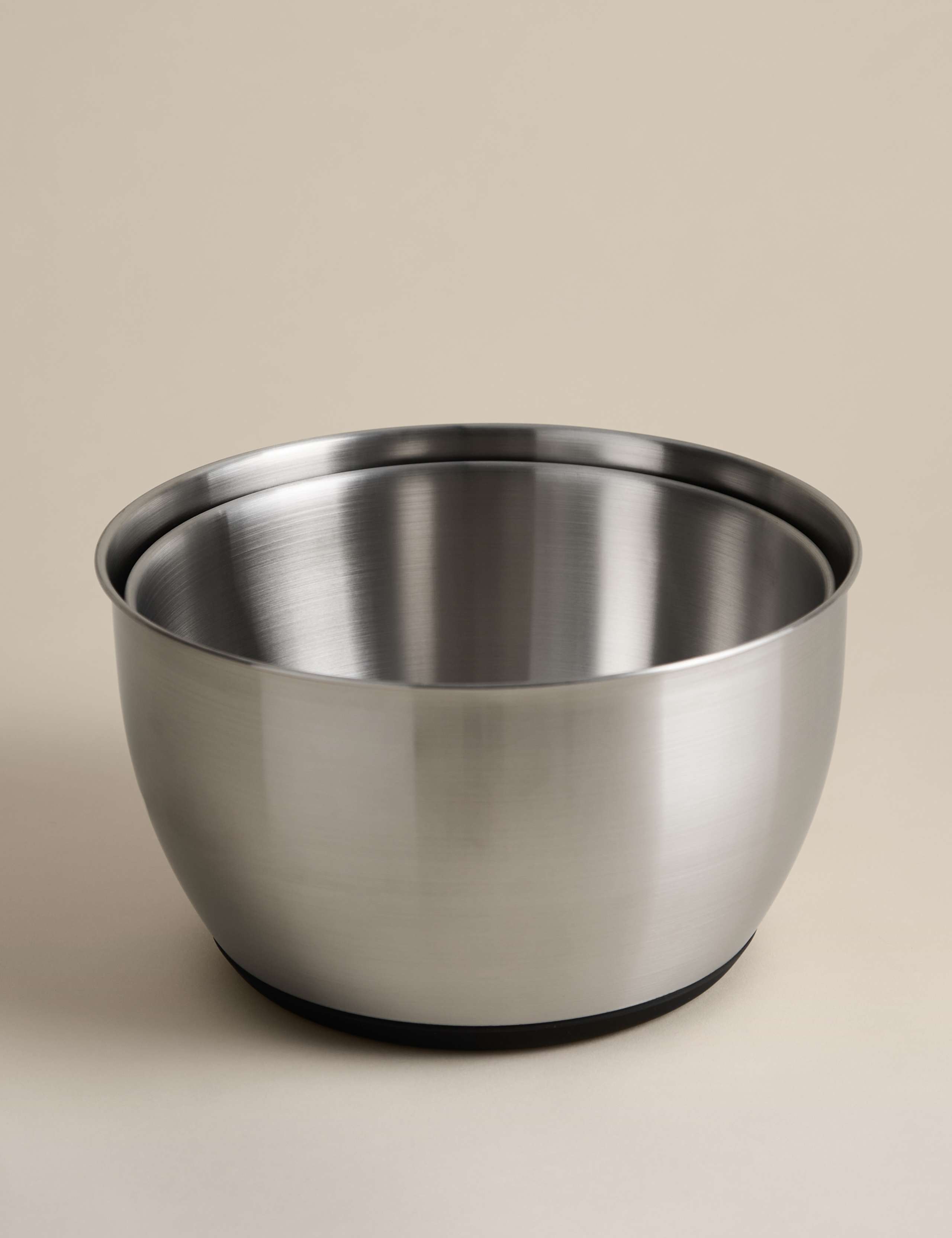 Set of 2 Stainless Steel Mixing Bowls