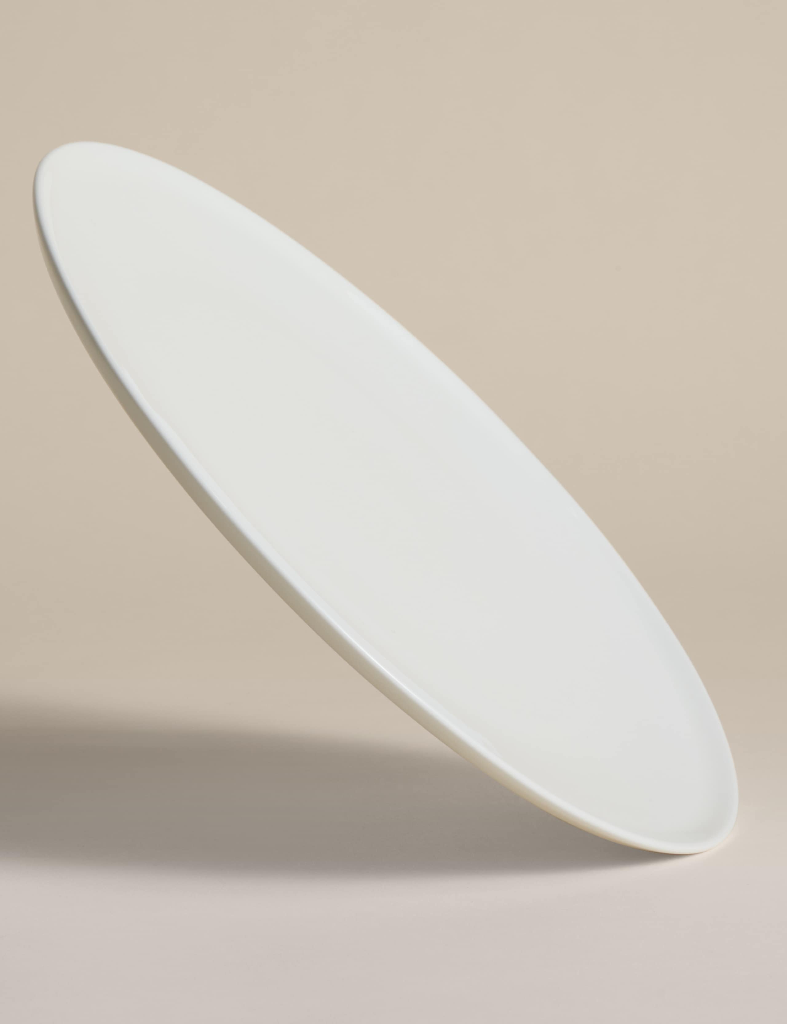 Straight Sided China Dinner Plate