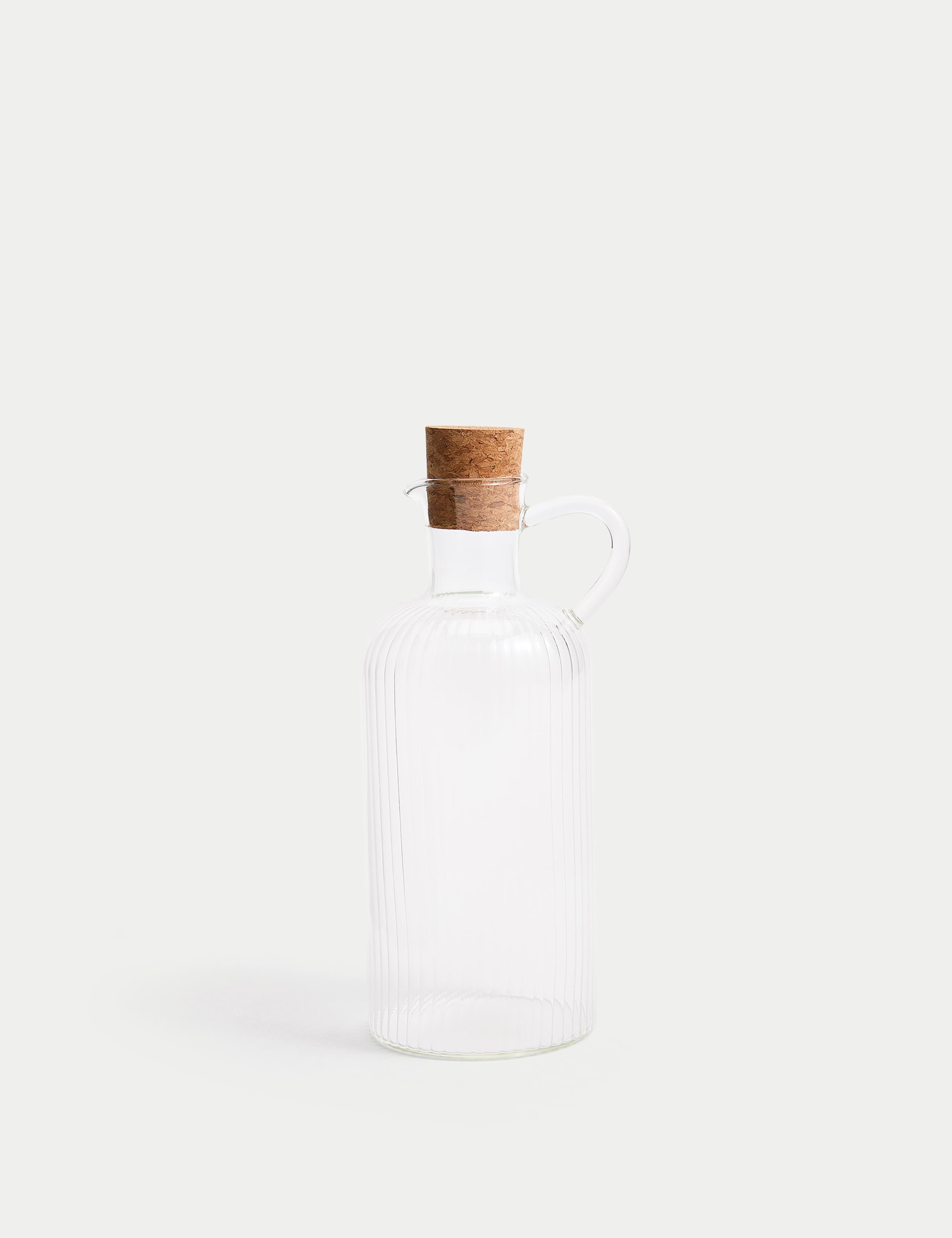 Medium Ribbed Glass Pourer