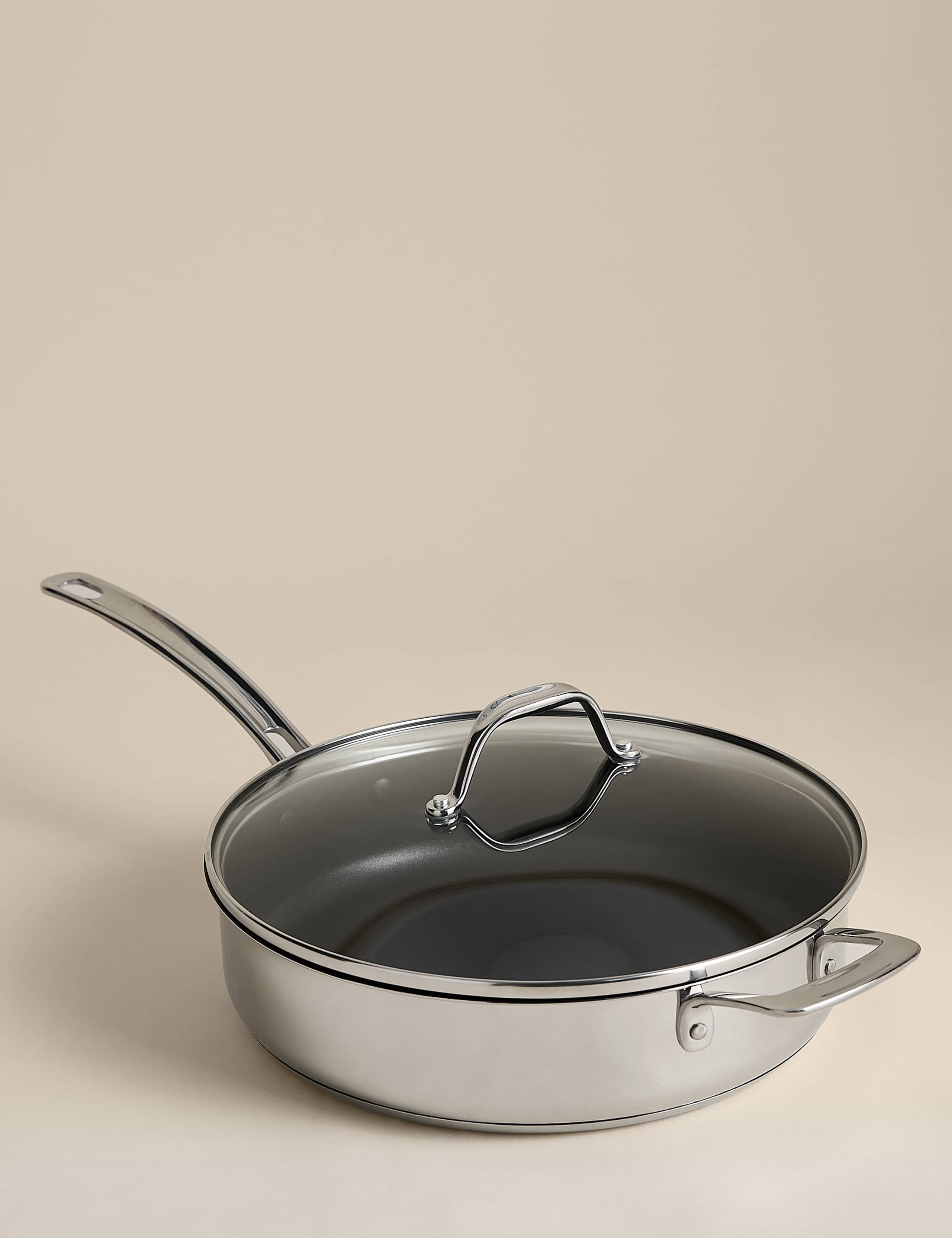 Stainless Steel 28cm Non-Stick Sauté Pan