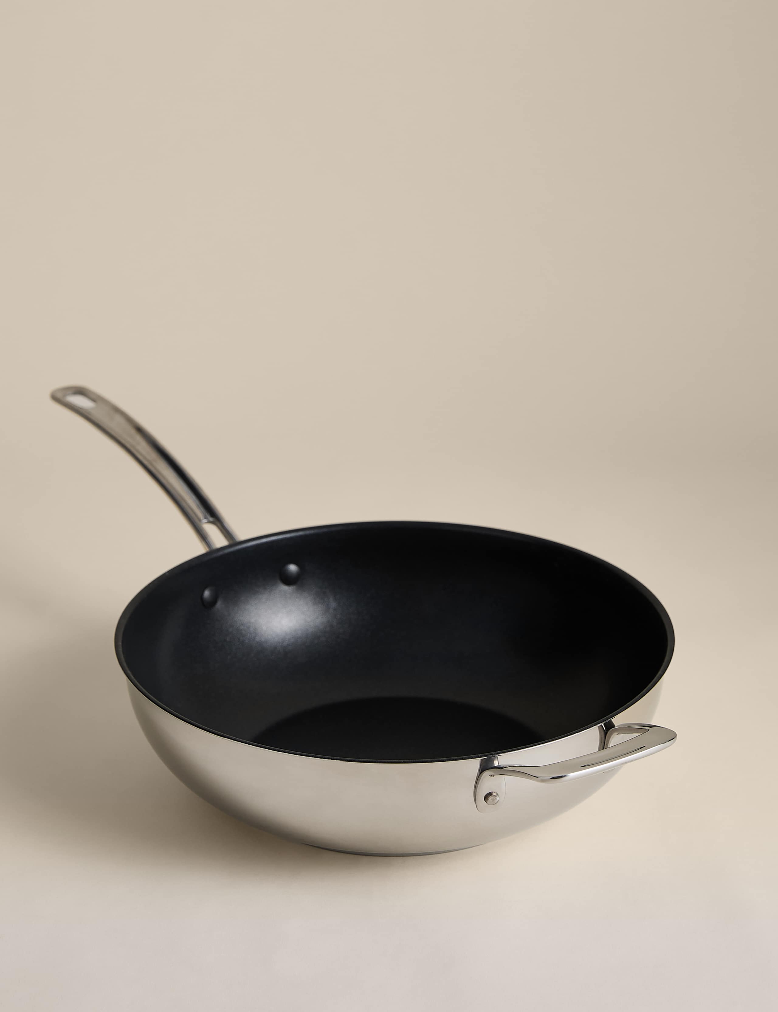 Stainless Steel 30cm Wok