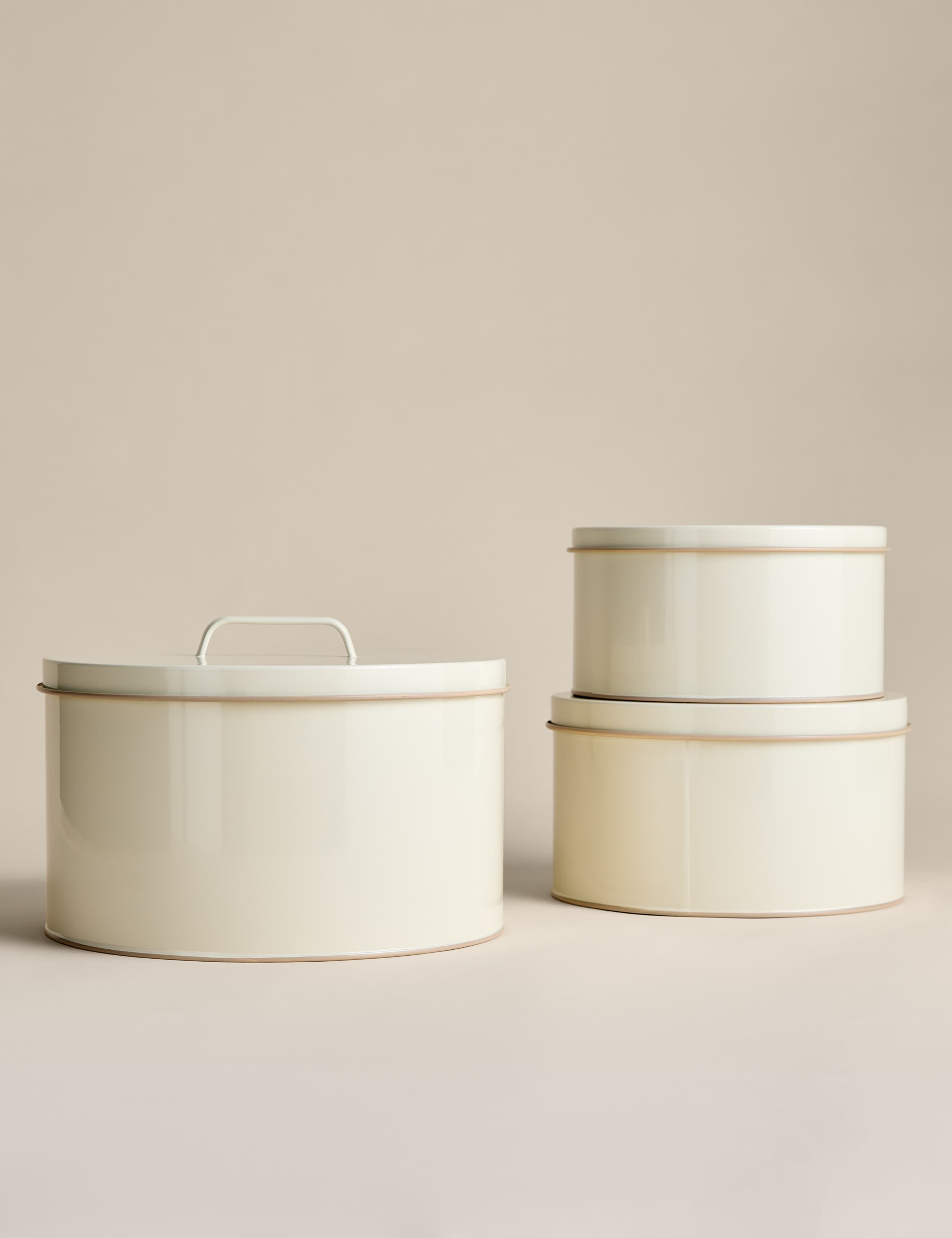 Set of 3 Metal Cake Tins