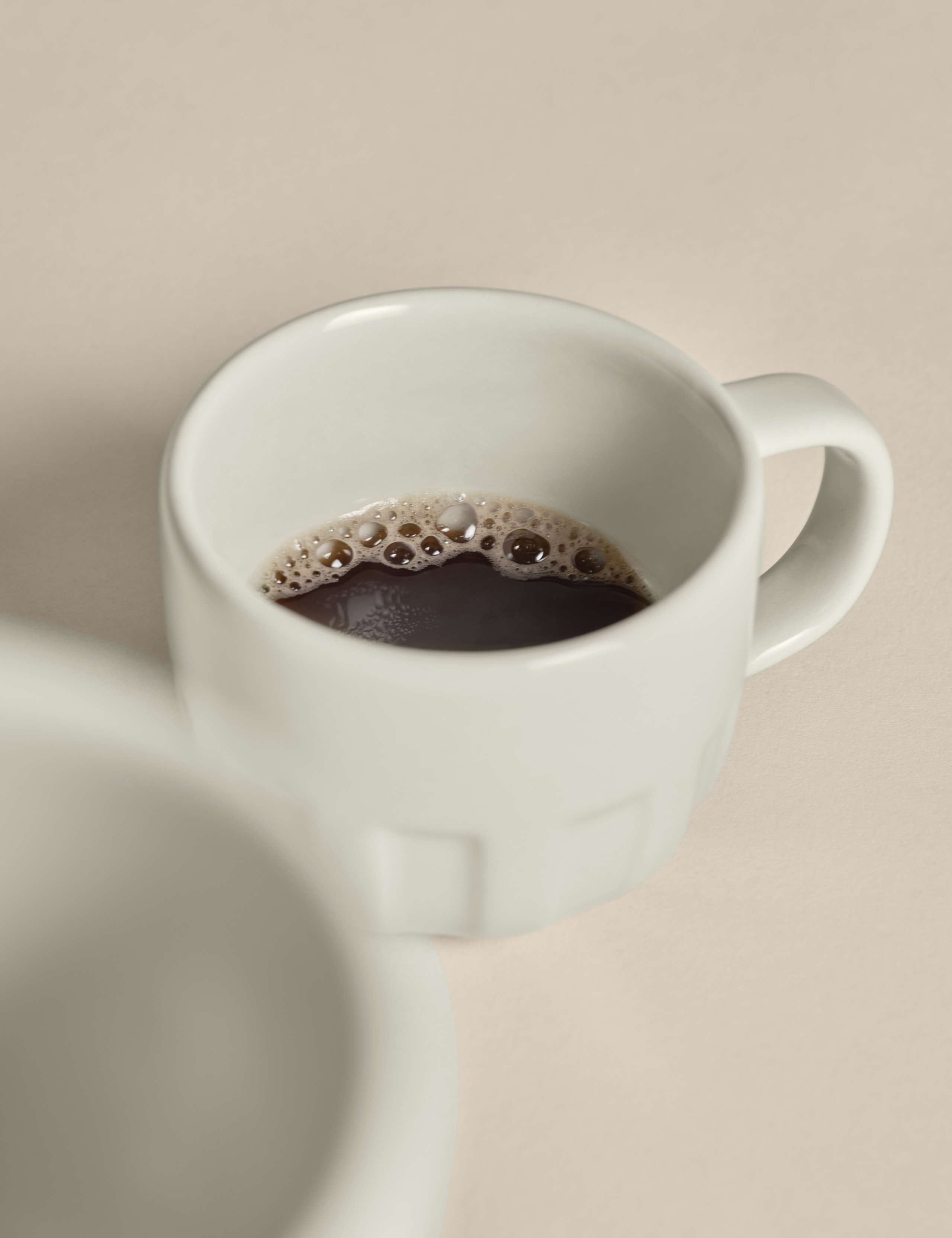 Set of 2 Textured Espresso Cups