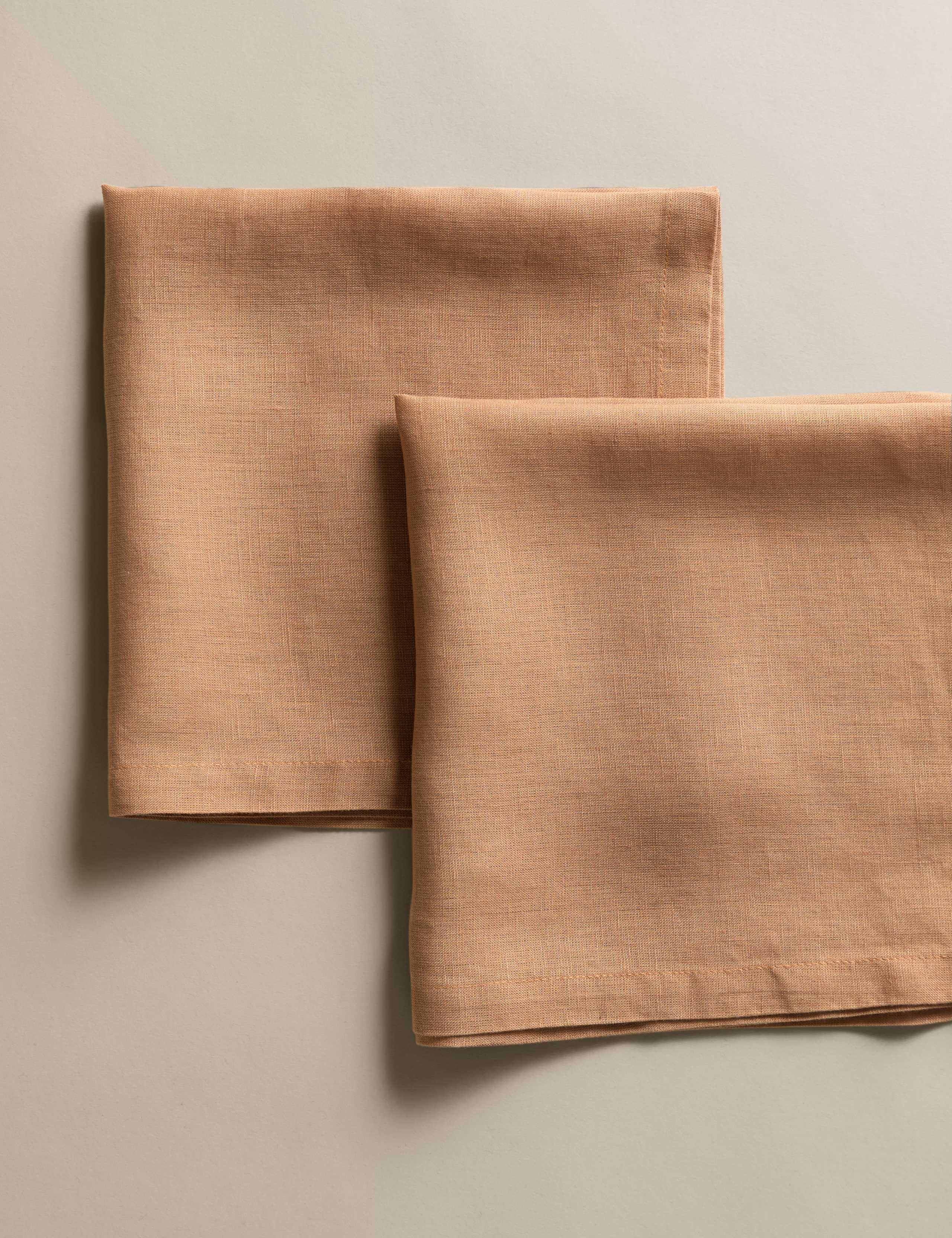 Set of 2 Pure Linen Napkins