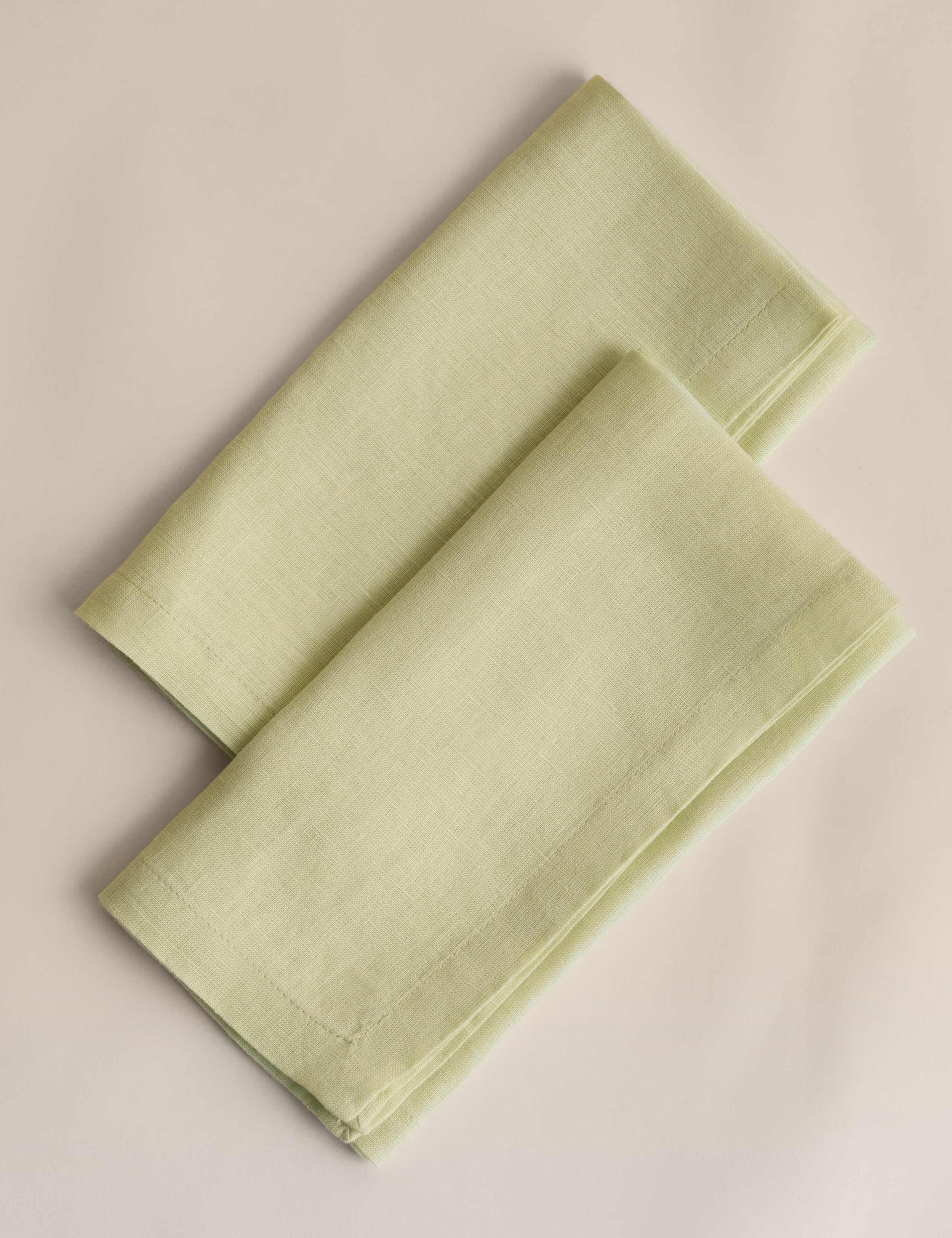 Set of 2 Pure Linen Napkins