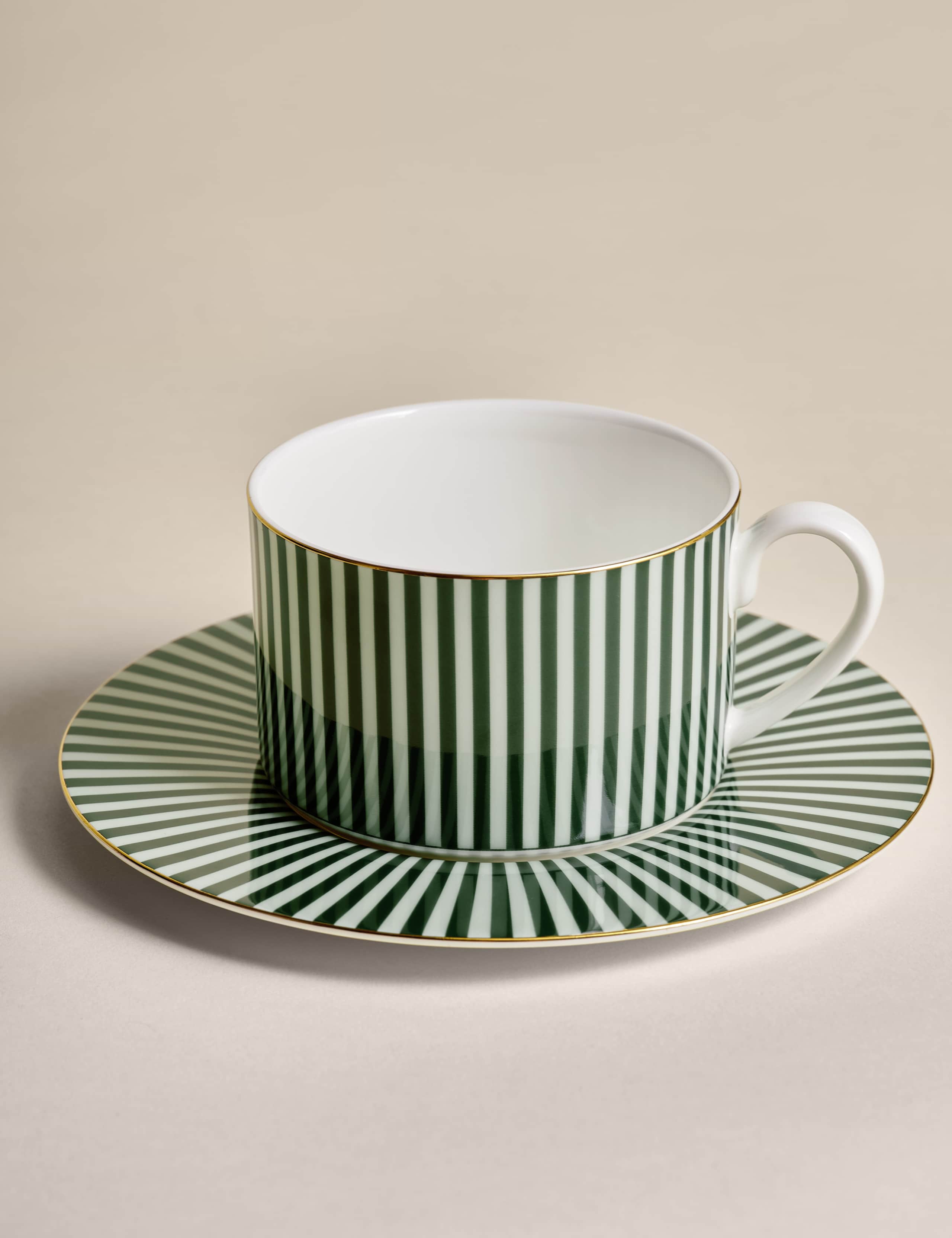 Hampton Stripe Cup & Saucer