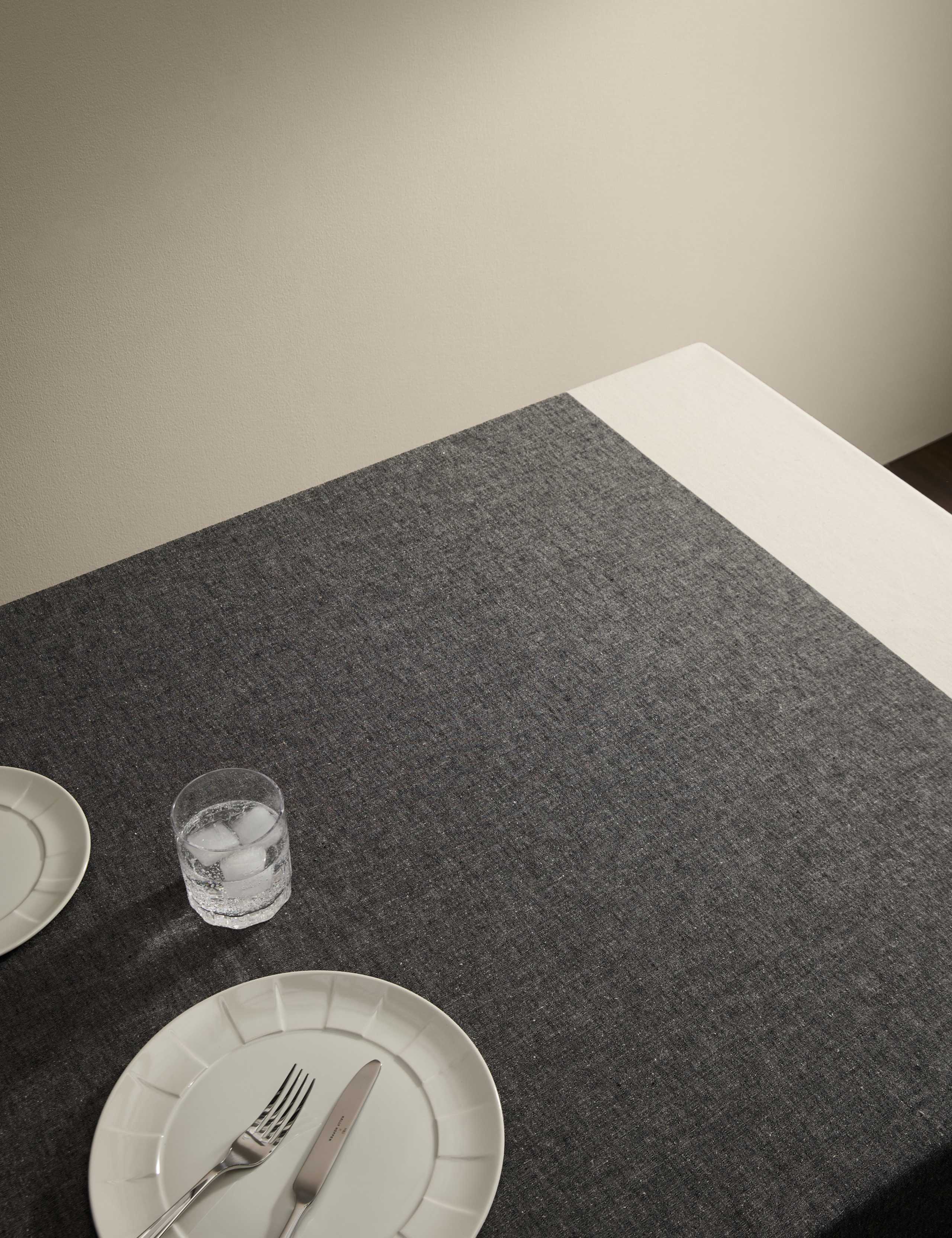 Woven Banded Table Cloth