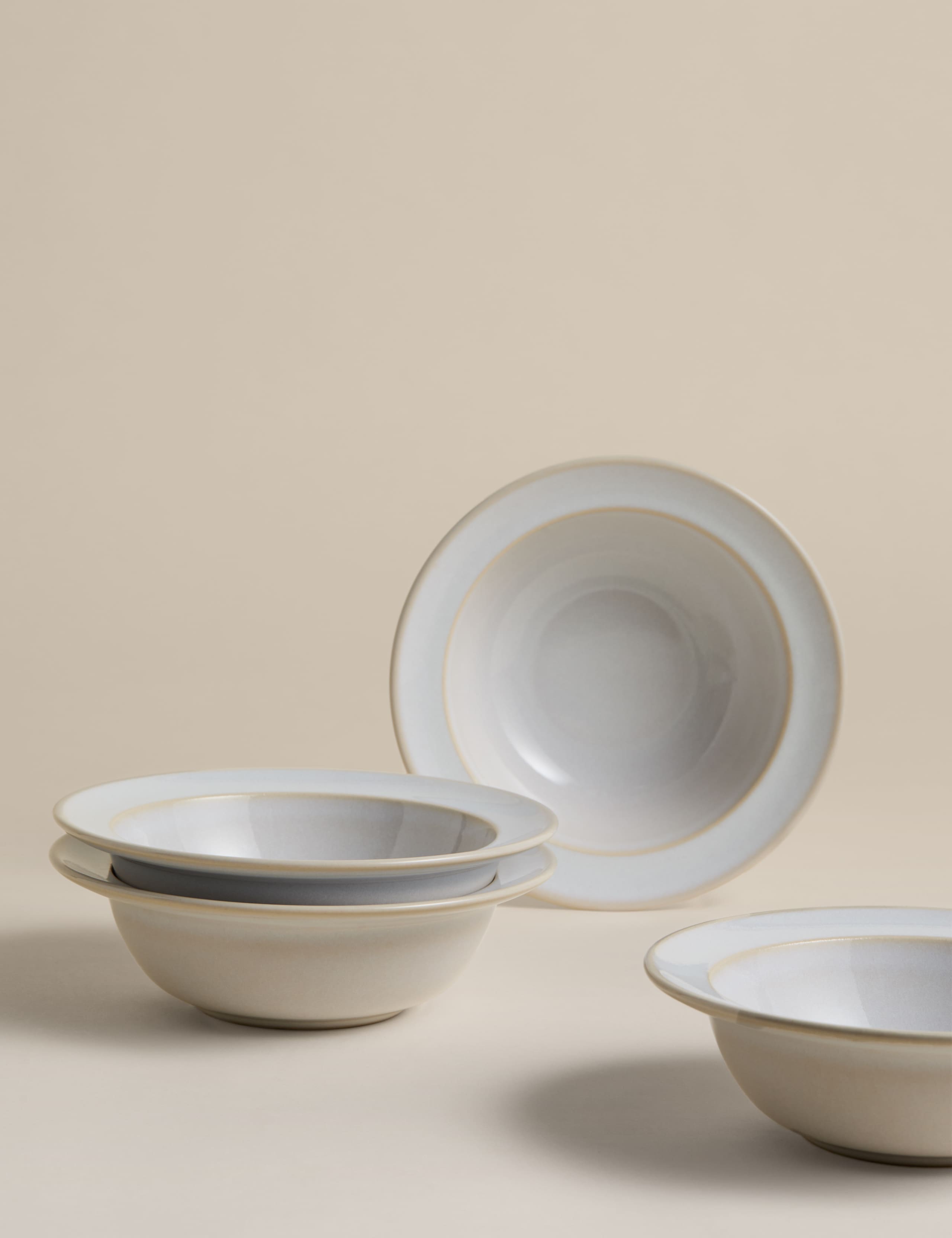 Set of 4 Stow Stoneware Cereal Bowls