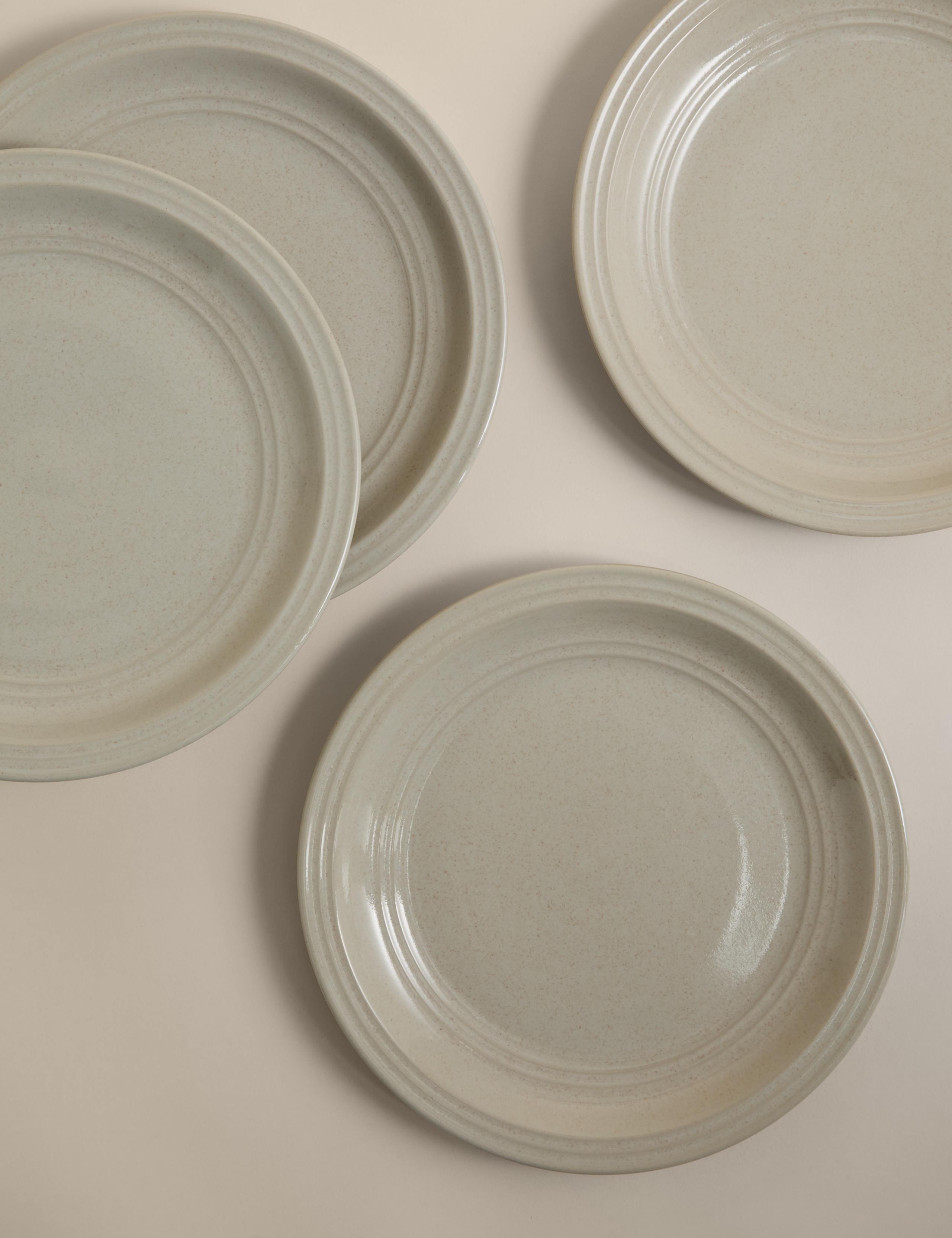 Set of 4 Southwold Stoneware Dinner Plates
