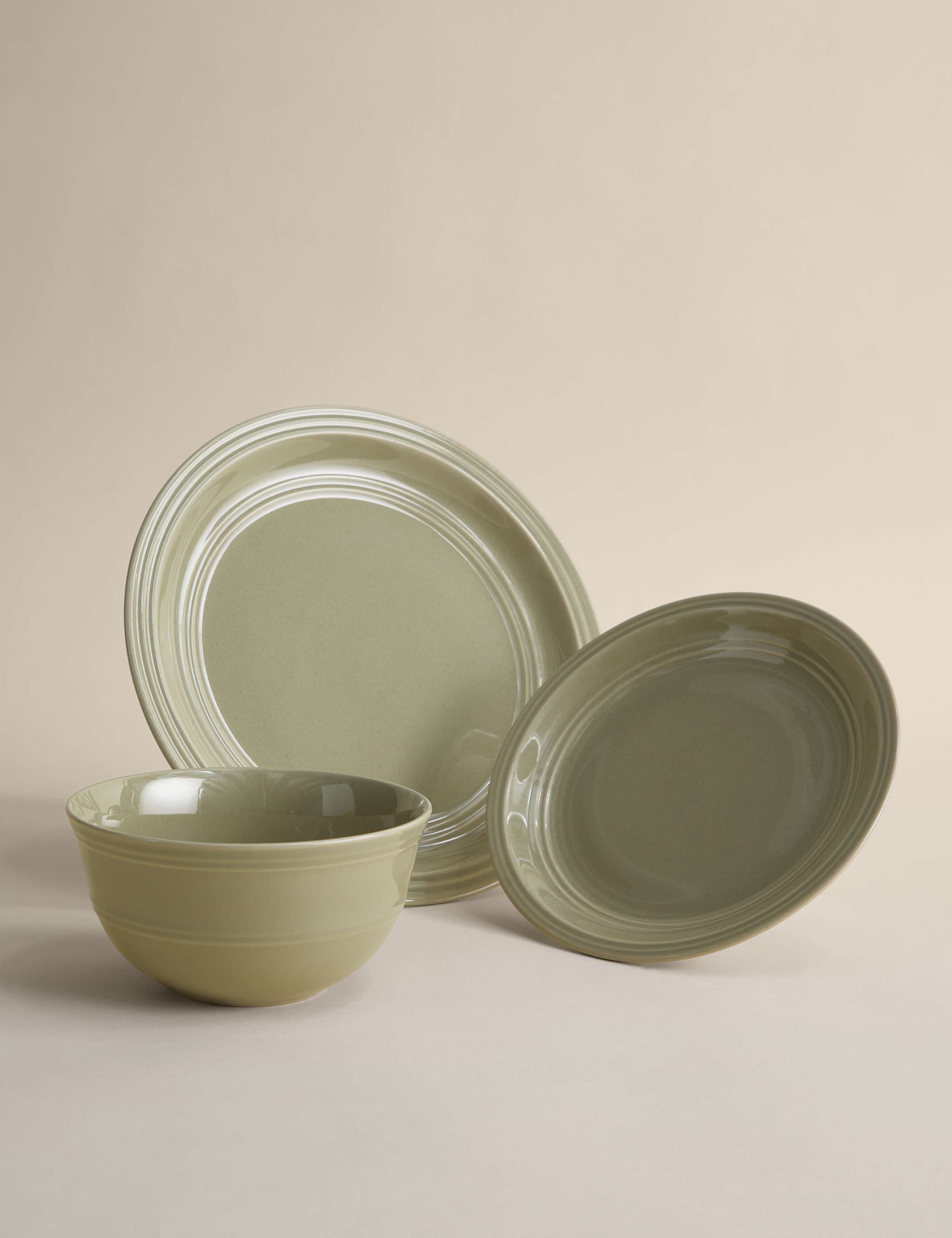 12 Piece Southwold Stoneware Dinner Set