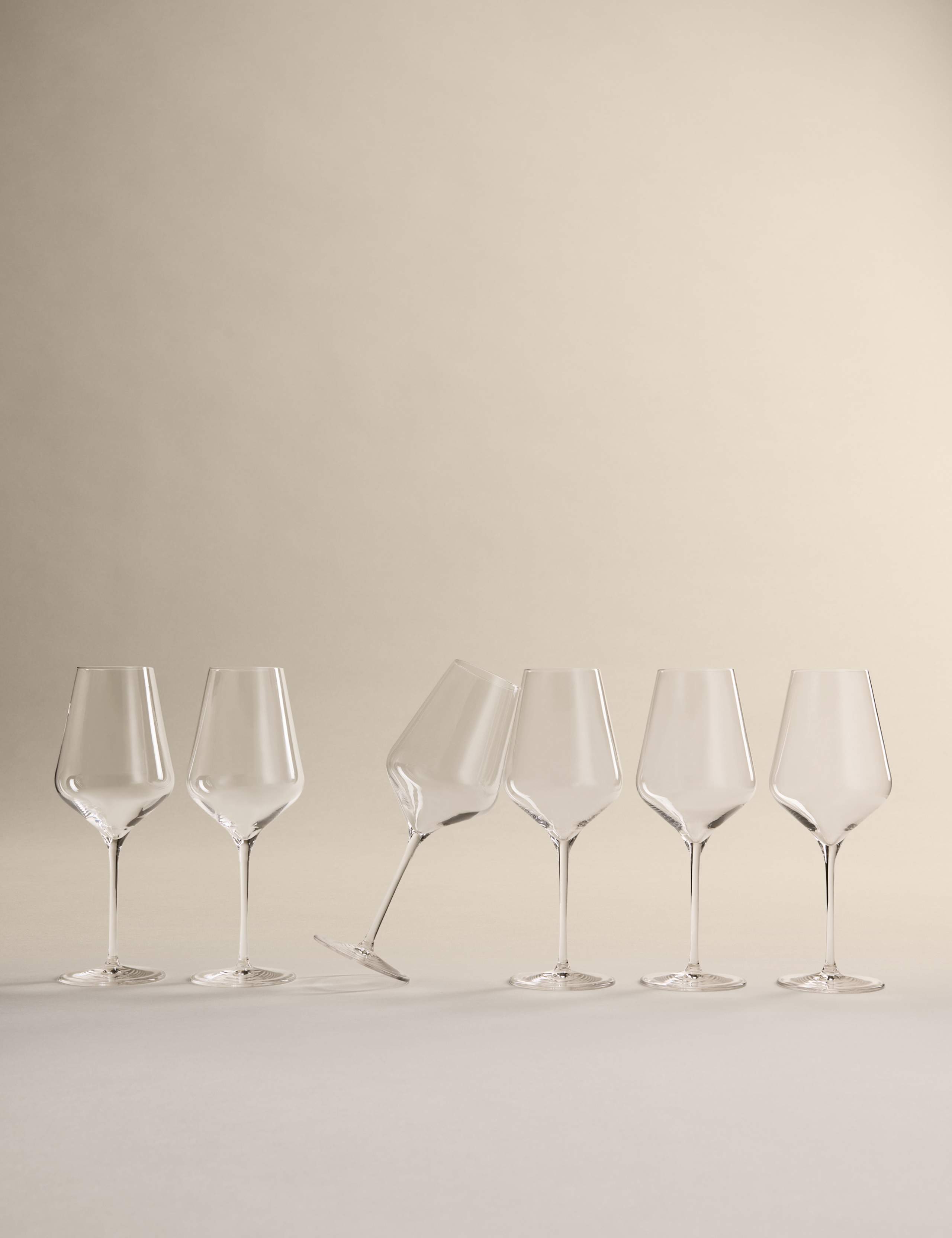 Set of 6 Classic Red Wine Glasses