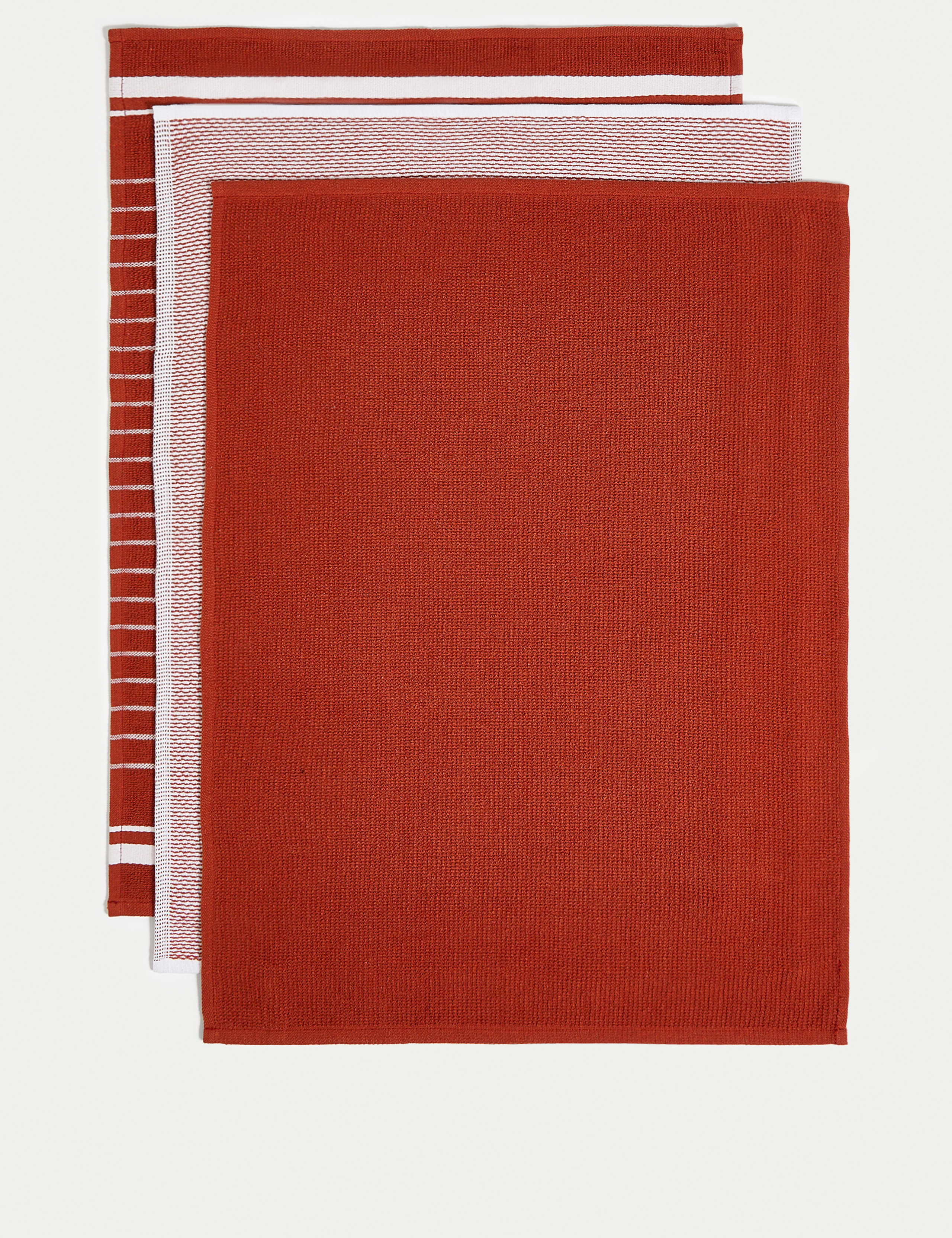 Set of 3 Cotton Rich Tea Towels