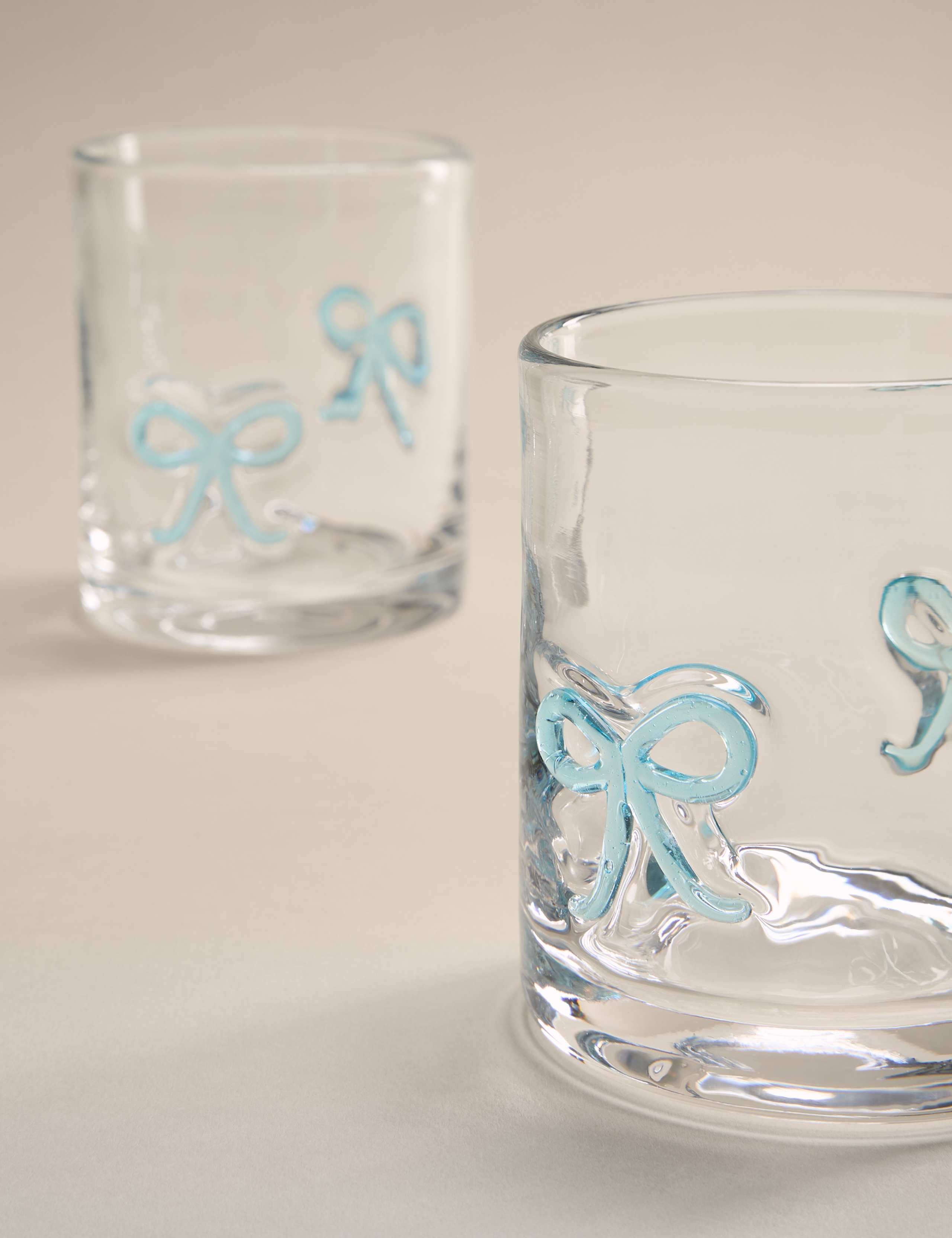 Set of 2 Bow Tumblers