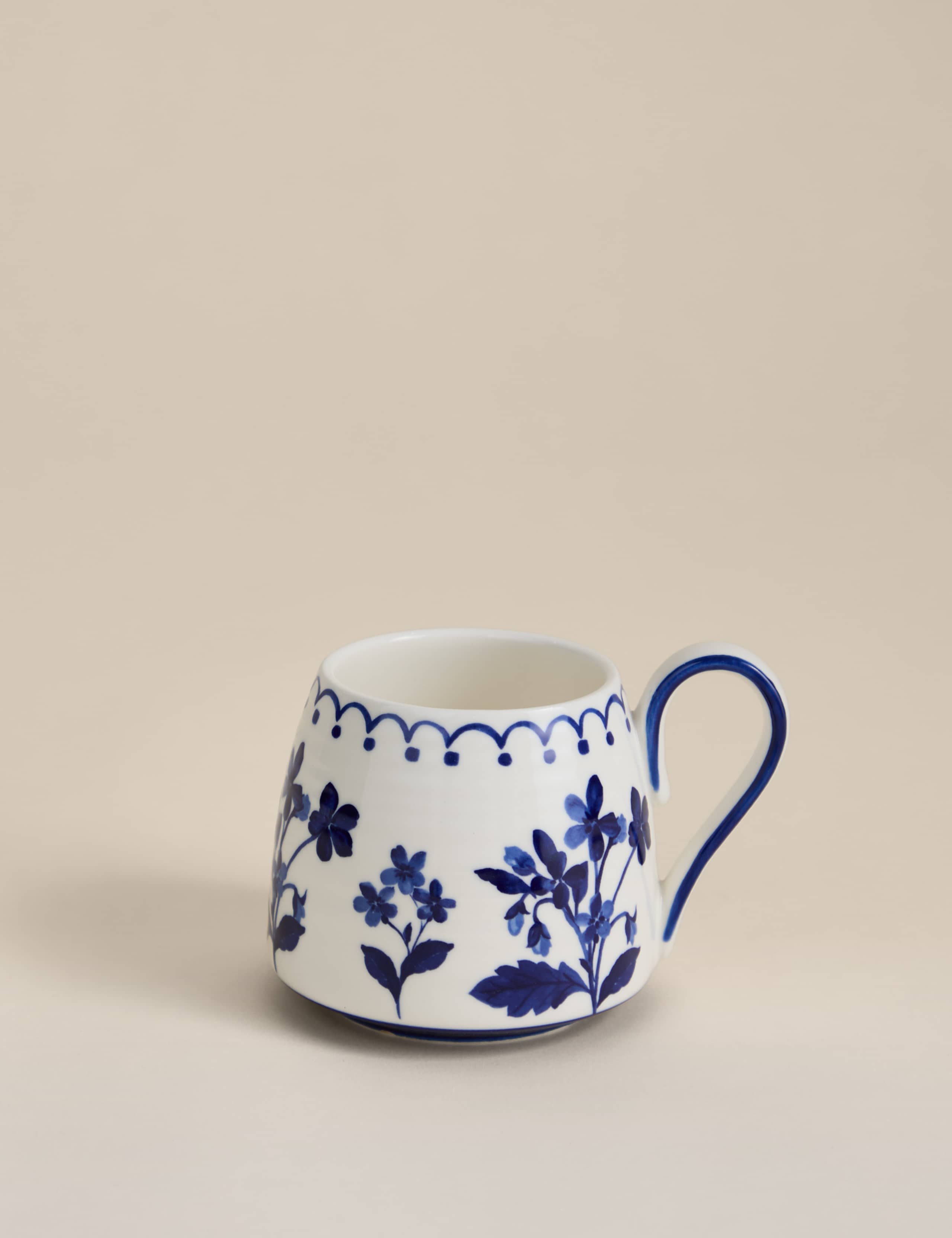 Floral Tapered Mug