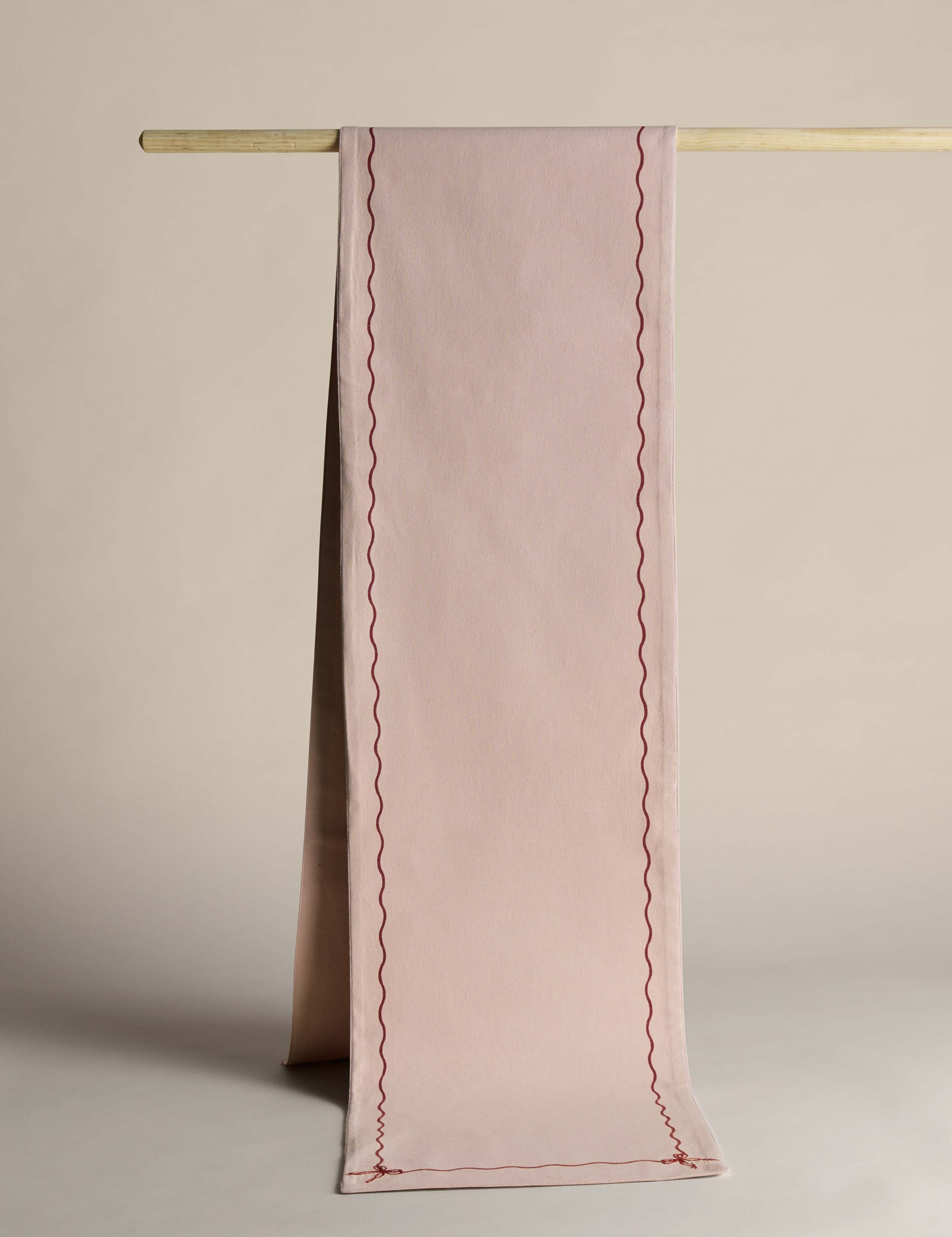 Pure Cotton Embroidered Table Runner