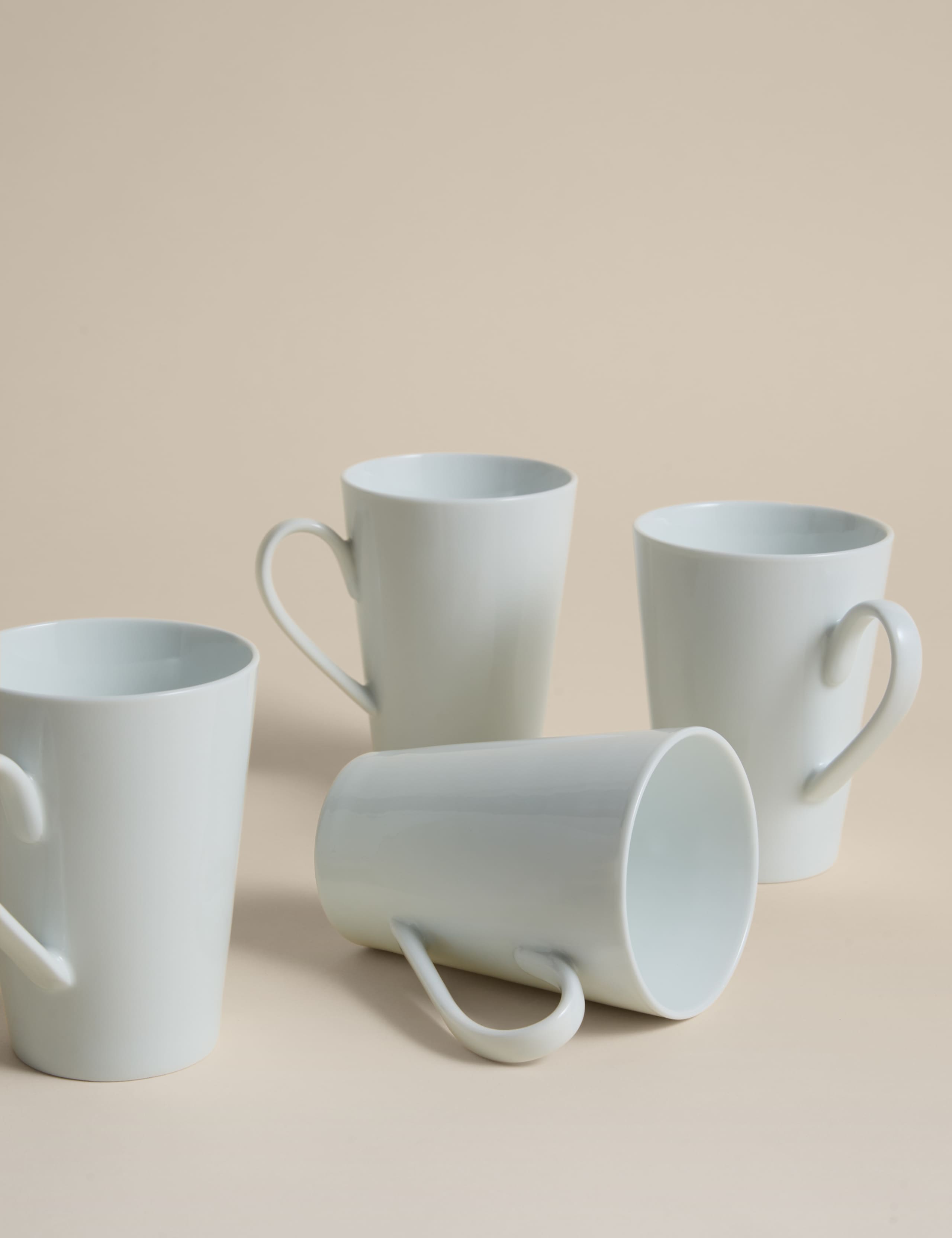 Set of 4 Burford Latte Mugs